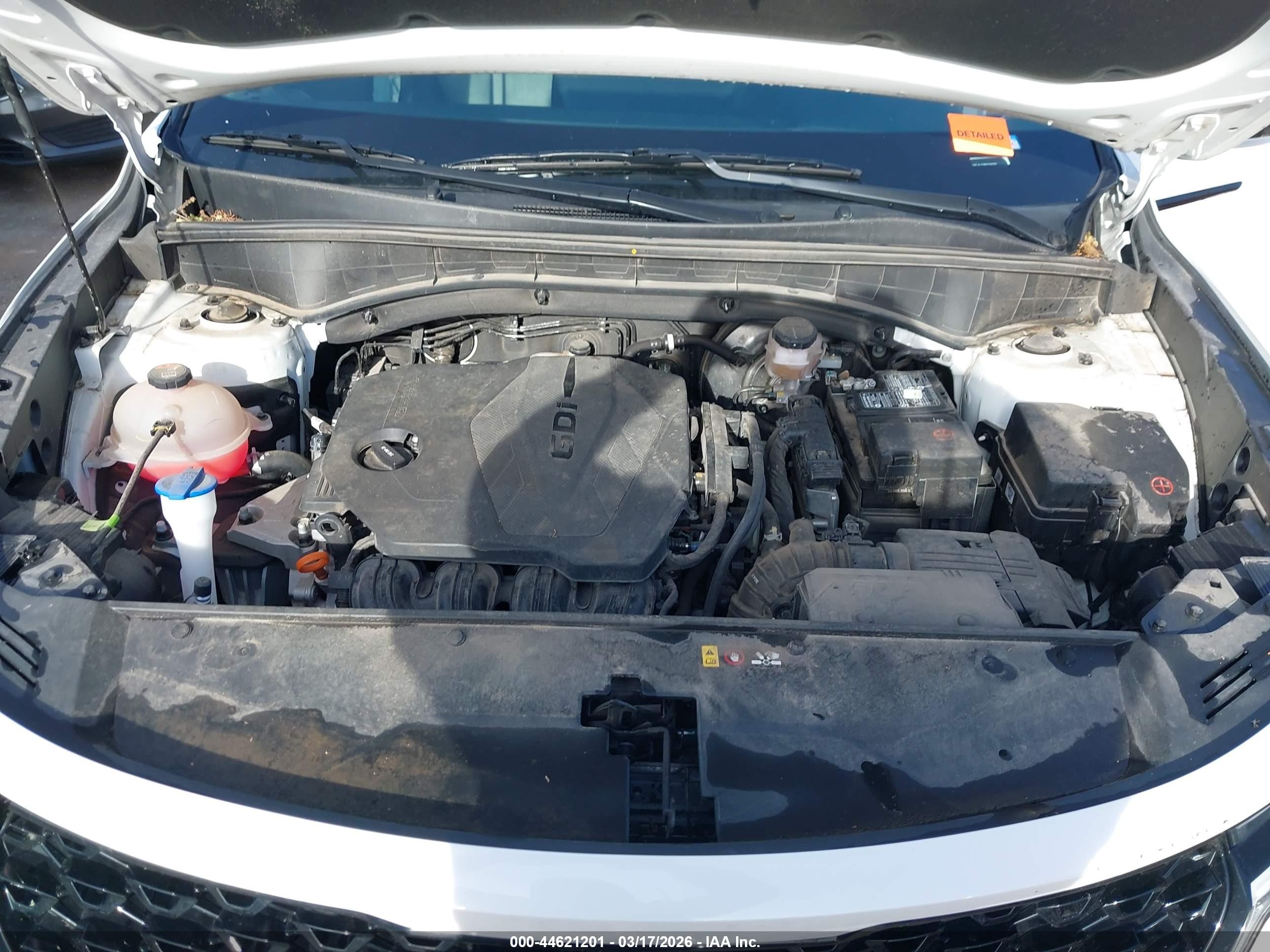 2023 Kia Sorento S White vin: 5XYRL4LC3PG234391