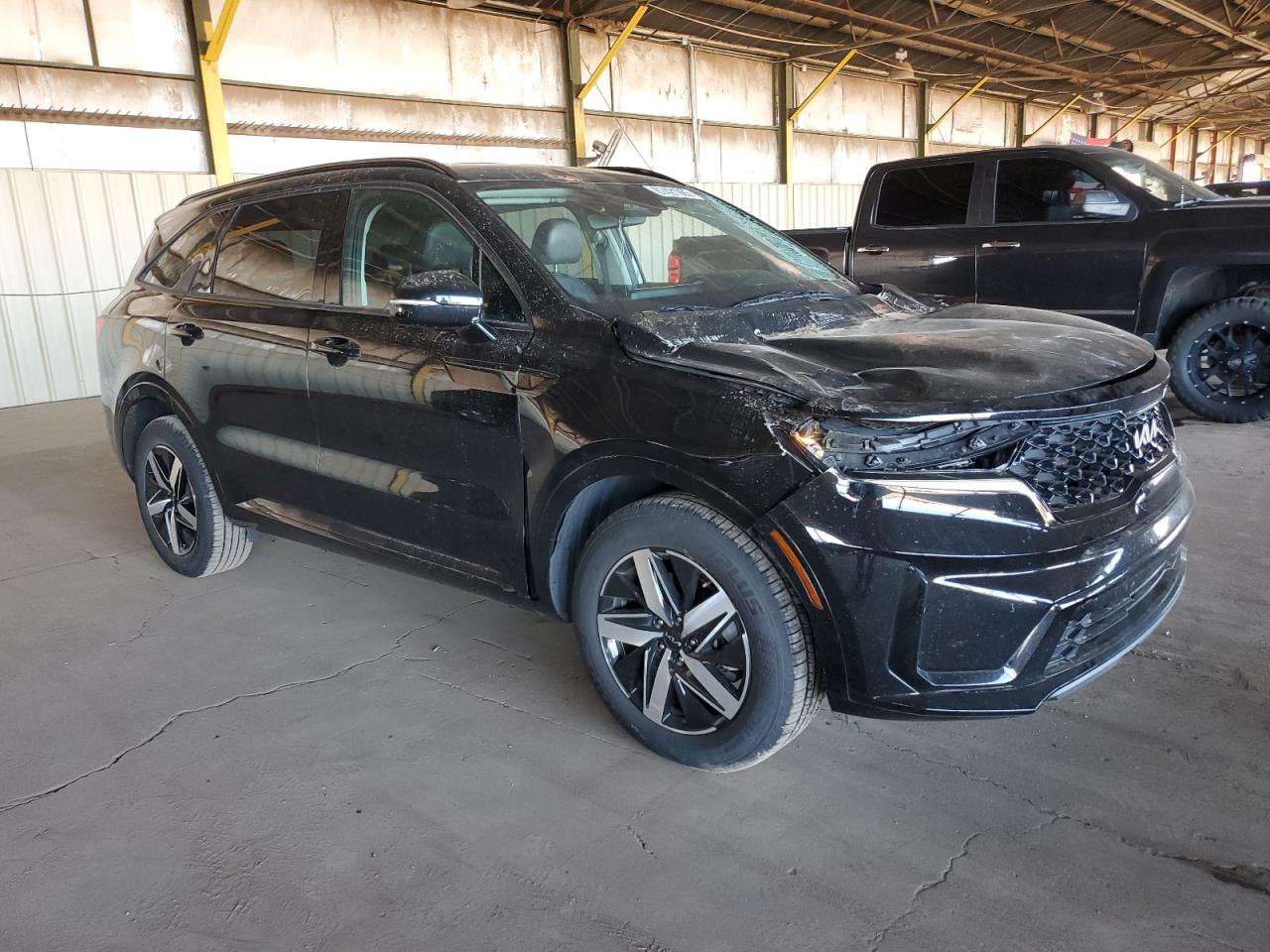 2023 Kia Sorento S Black vin: 5XYRL4LC4PG163962