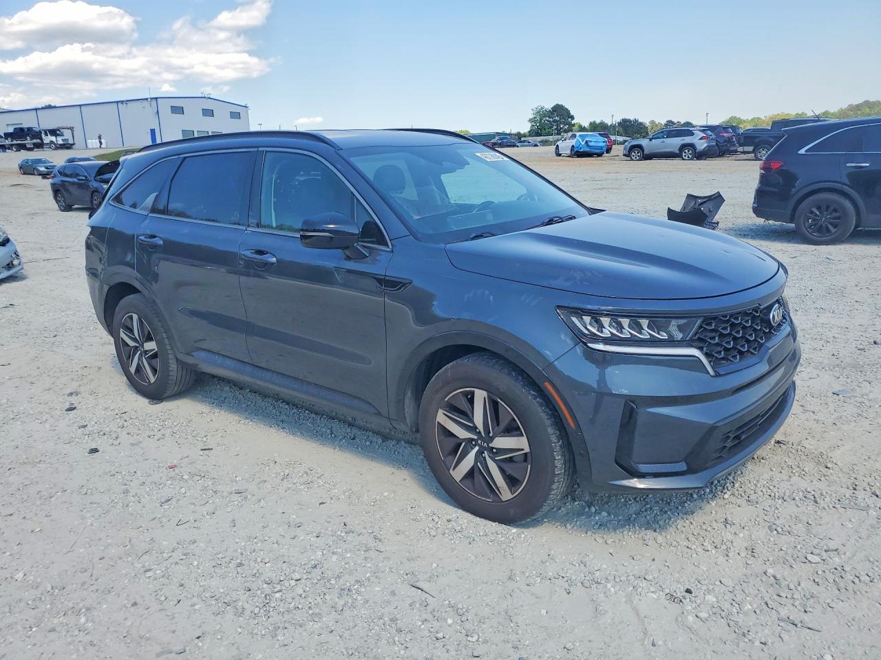 2021 Kia Sorento S Gray vin: 5XYRL4LC5MG051778