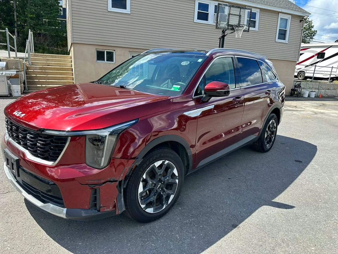 2024 Kia Sorento S Red vin: 5XYRLDJC7RG274608