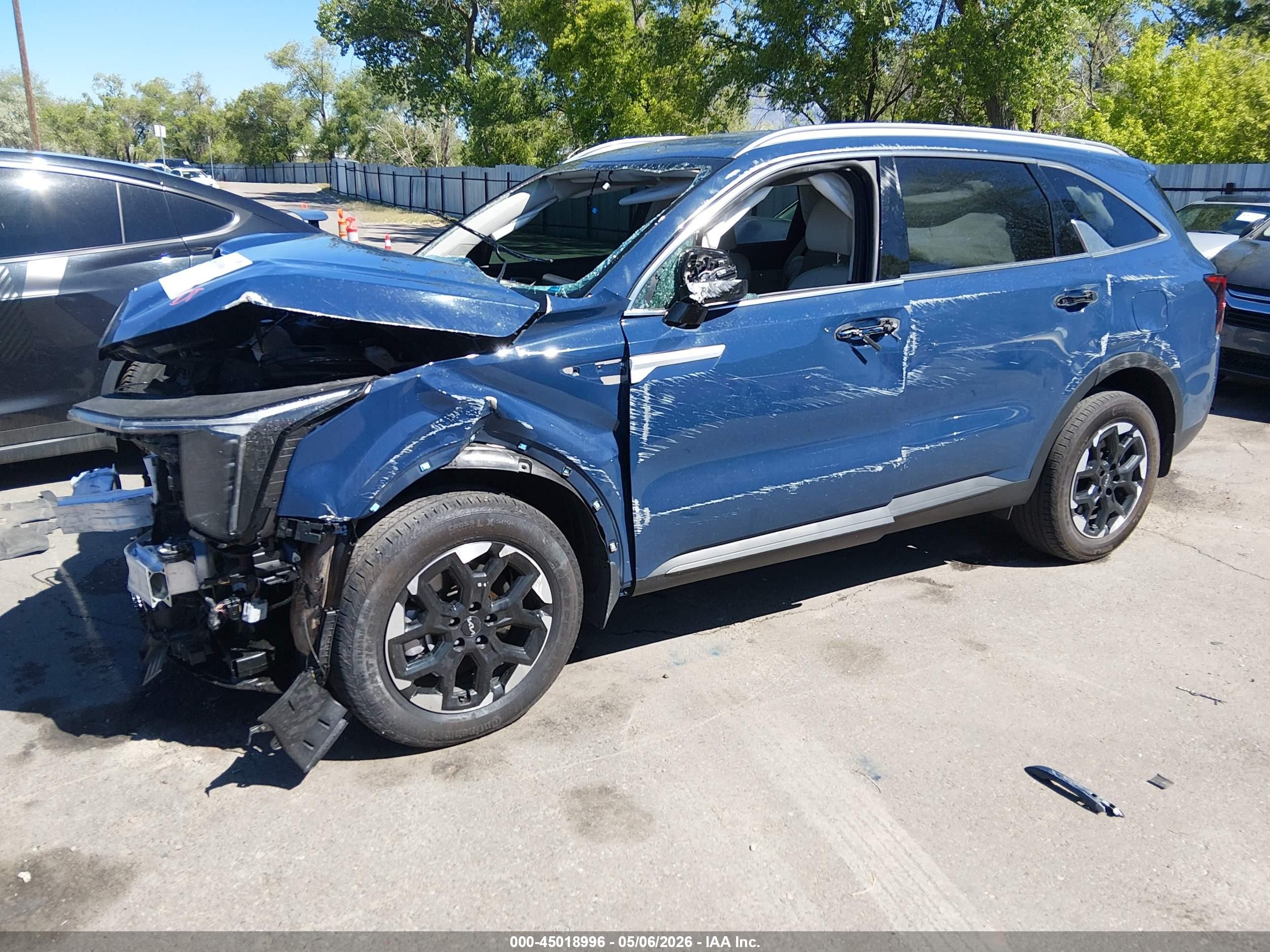 2025 Kia Sorento S Синий vin: 5XYRLDJC9SG326455