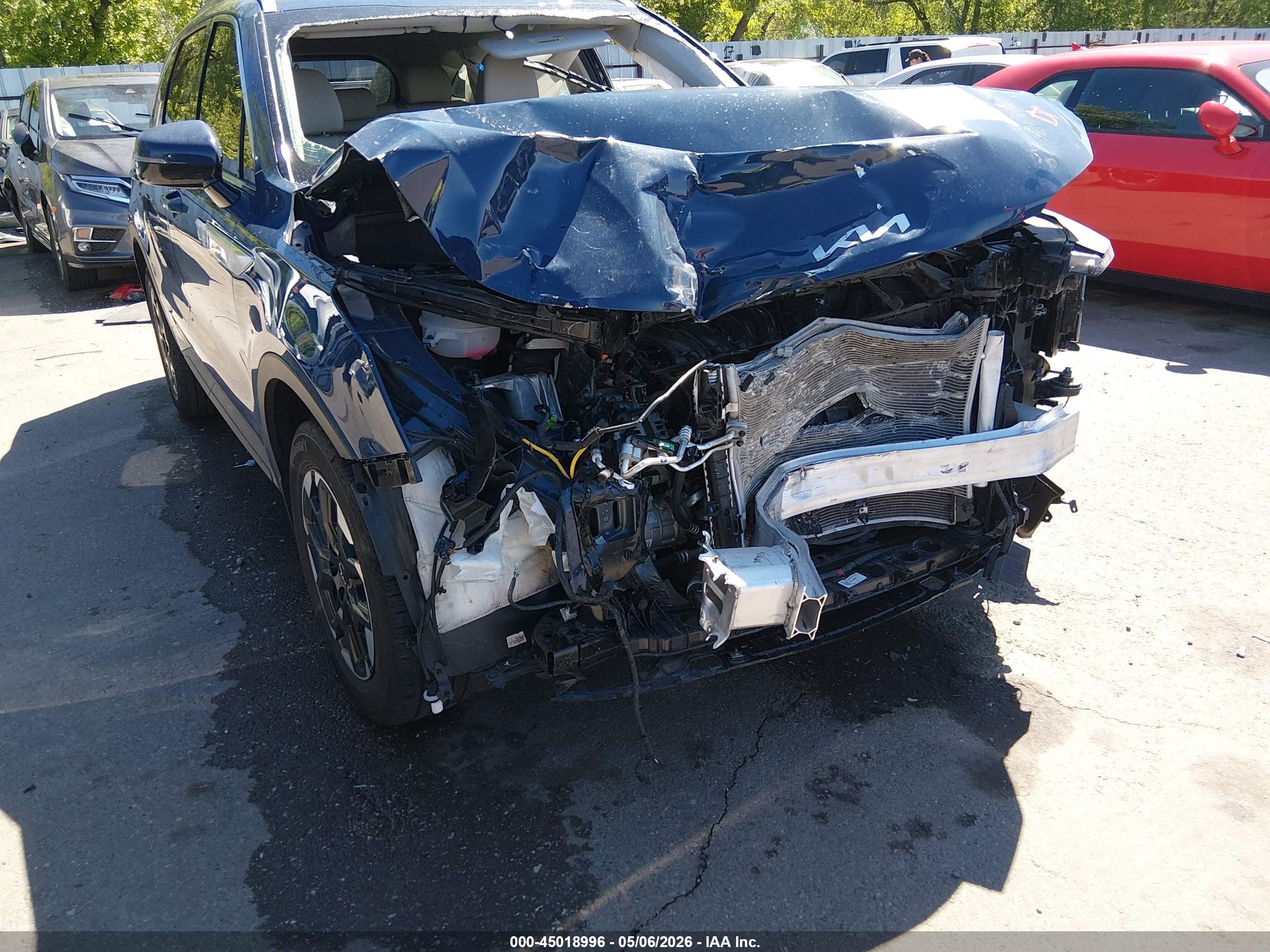 2025 Kia Sorento S Синий vin: 5XYRLDJC9SG326455