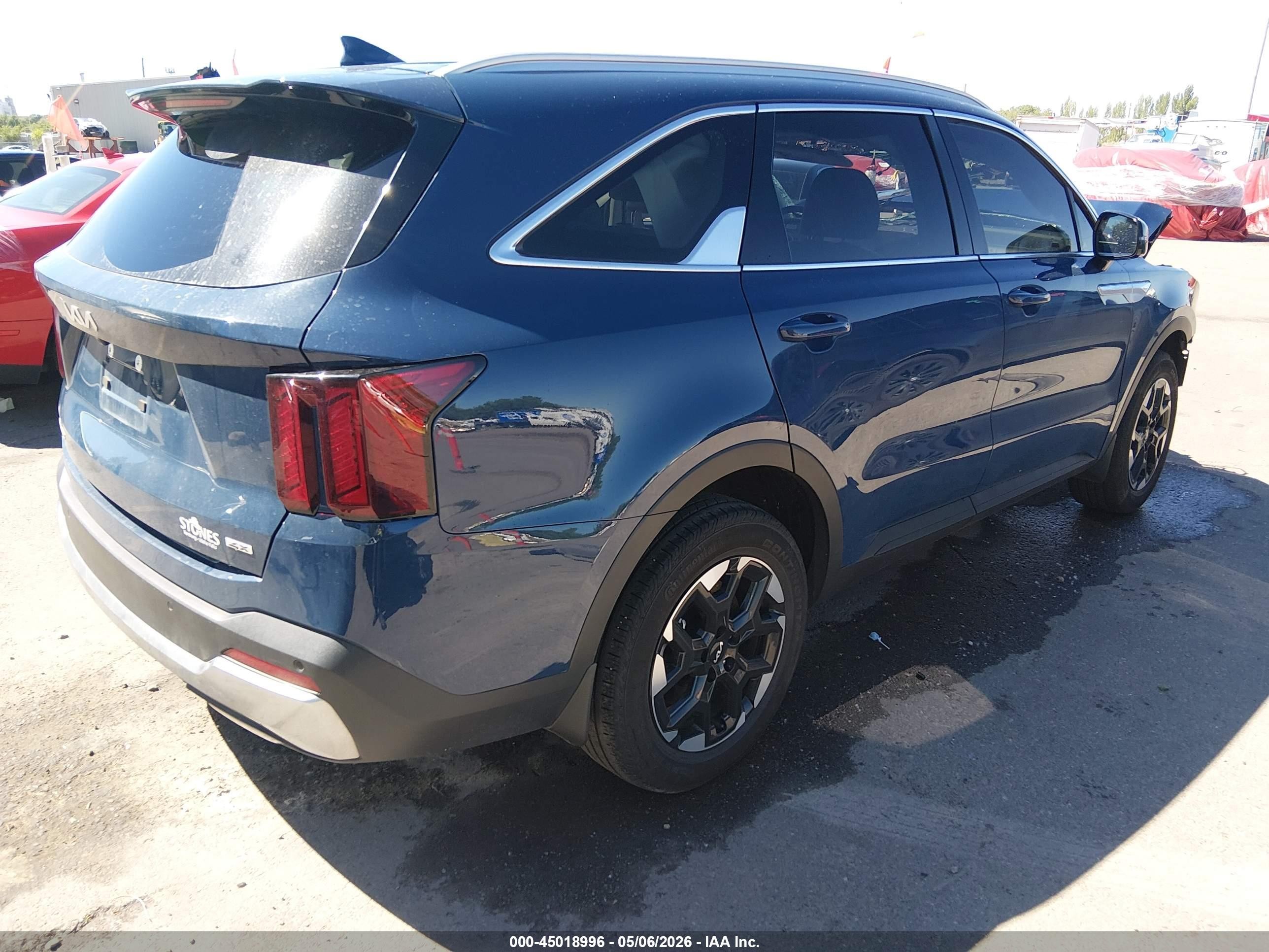 2025 Kia Sorento S Синий vin: 5XYRLDJC9SG326455