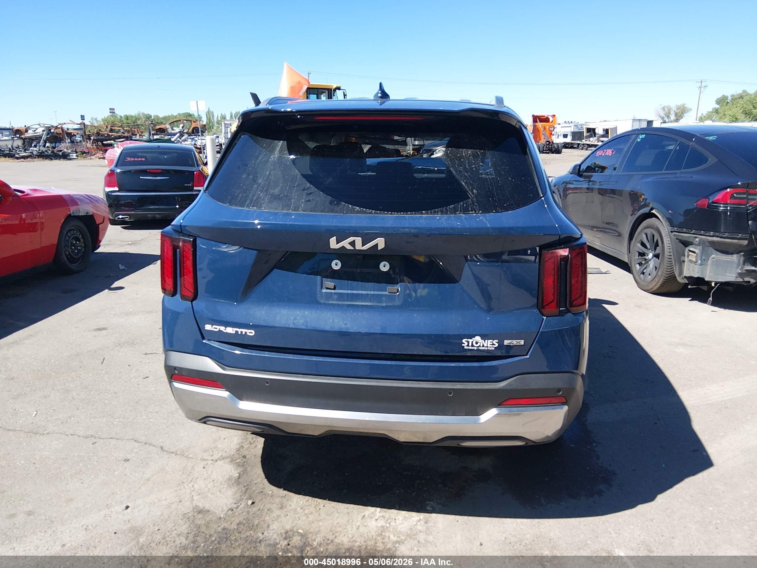 2025 Kia Sorento S Синий vin: 5XYRLDJC9SG326455