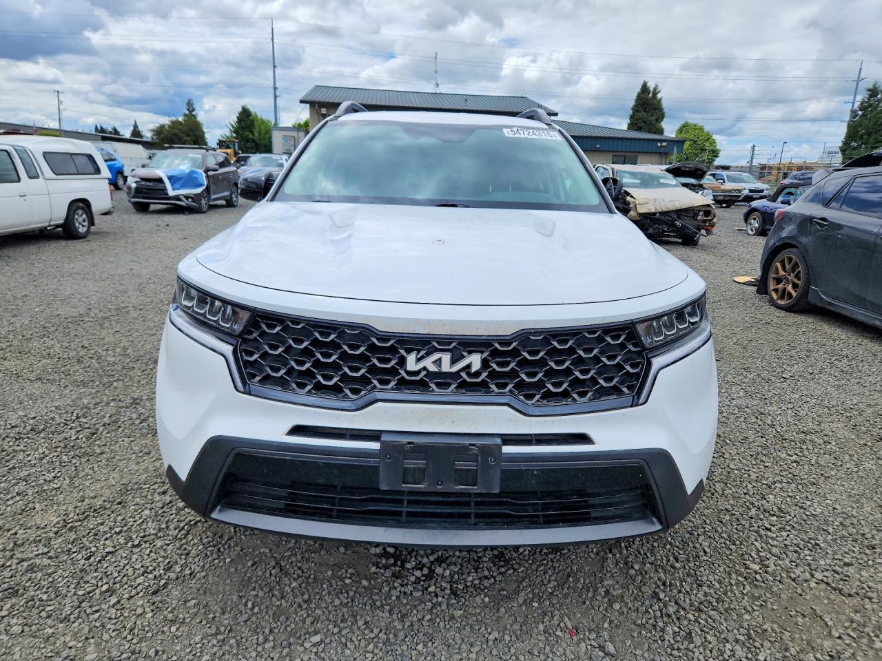 2022 Kia Sorento S White vin: 5XYRLDLC1NG096640