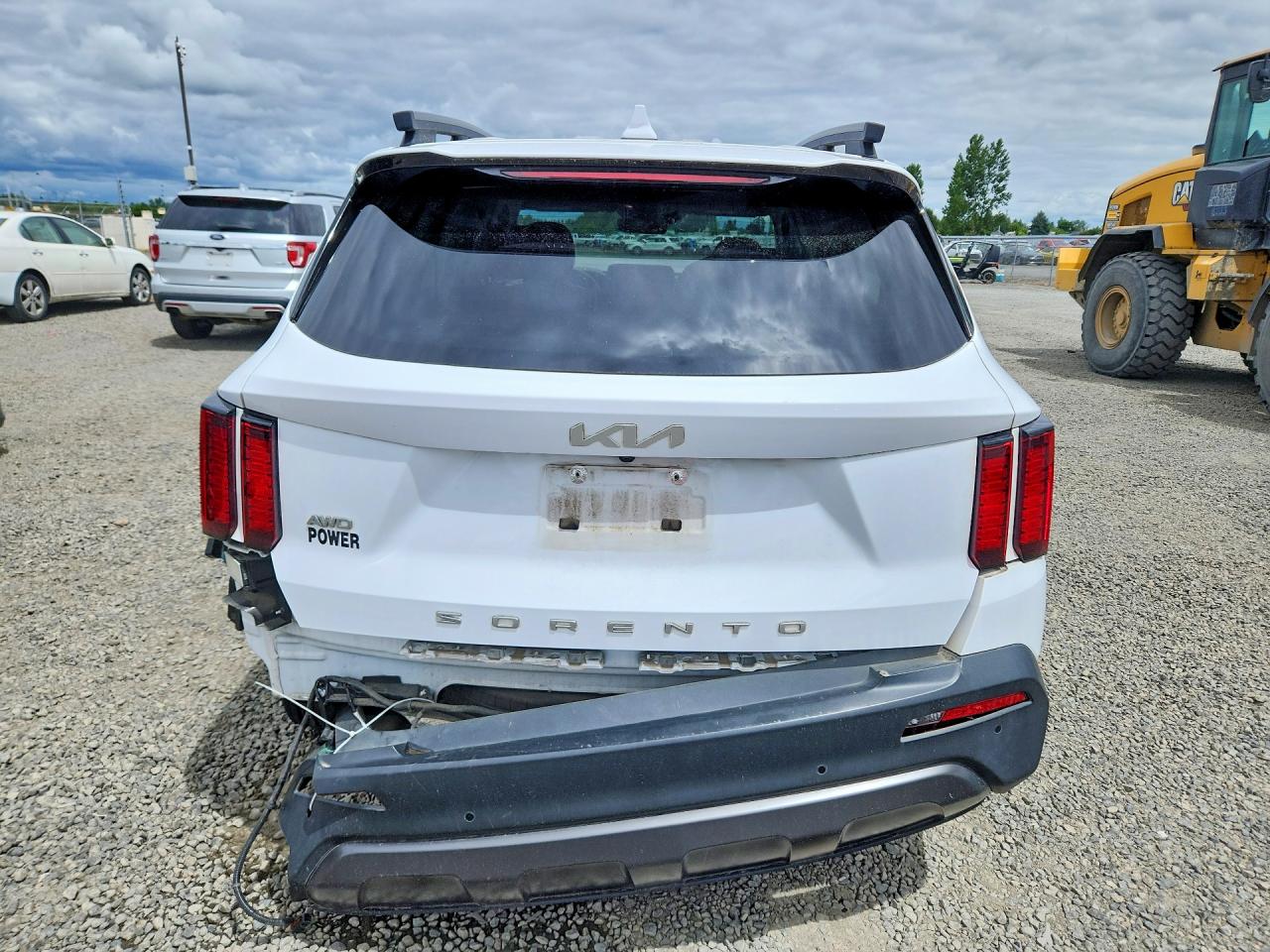 2022 Kia Sorento S White vin: 5XYRLDLC1NG096640