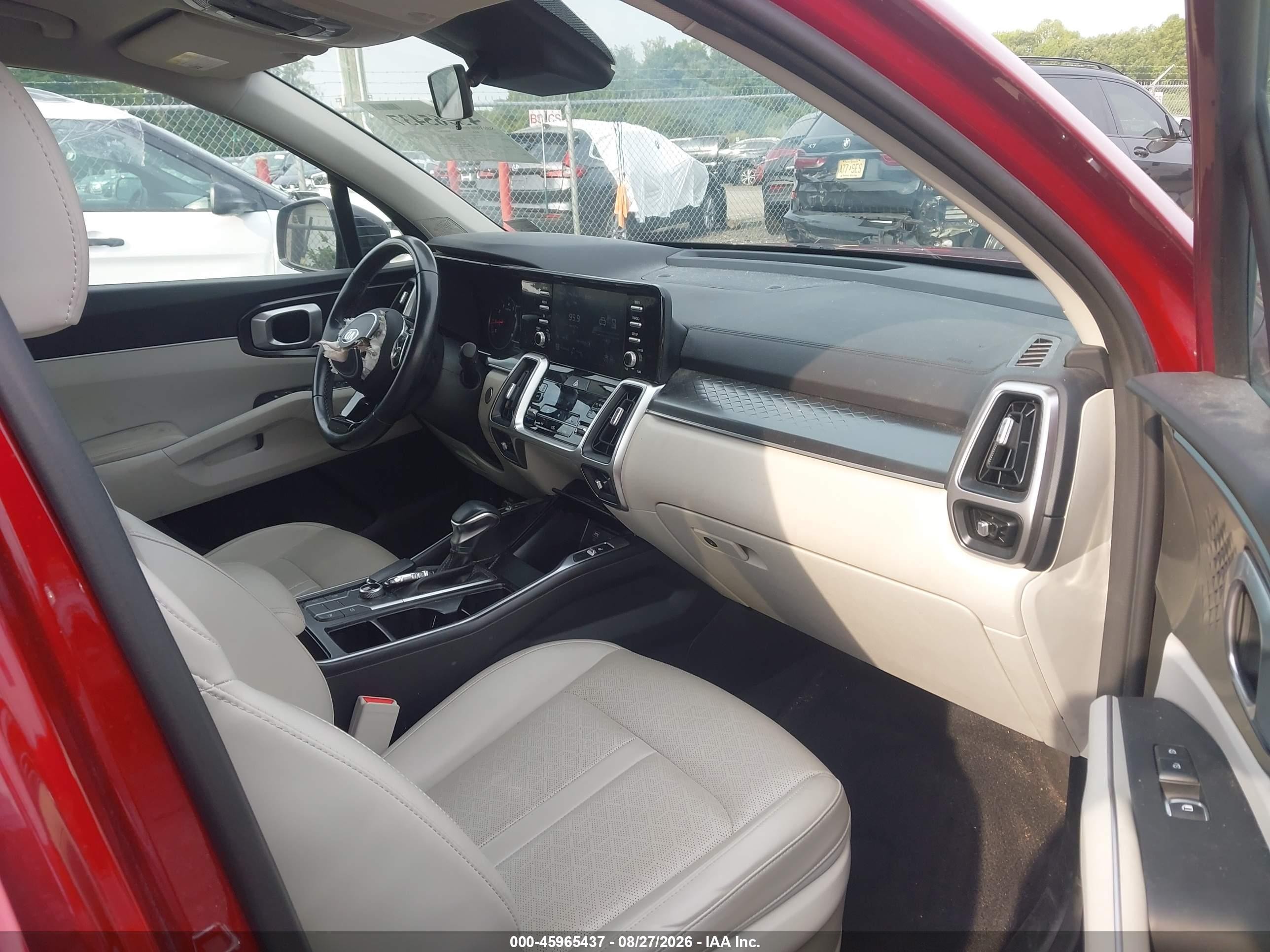 2021 Kia Sorento S Maroon vin: 5XYRLDLC5MG021275