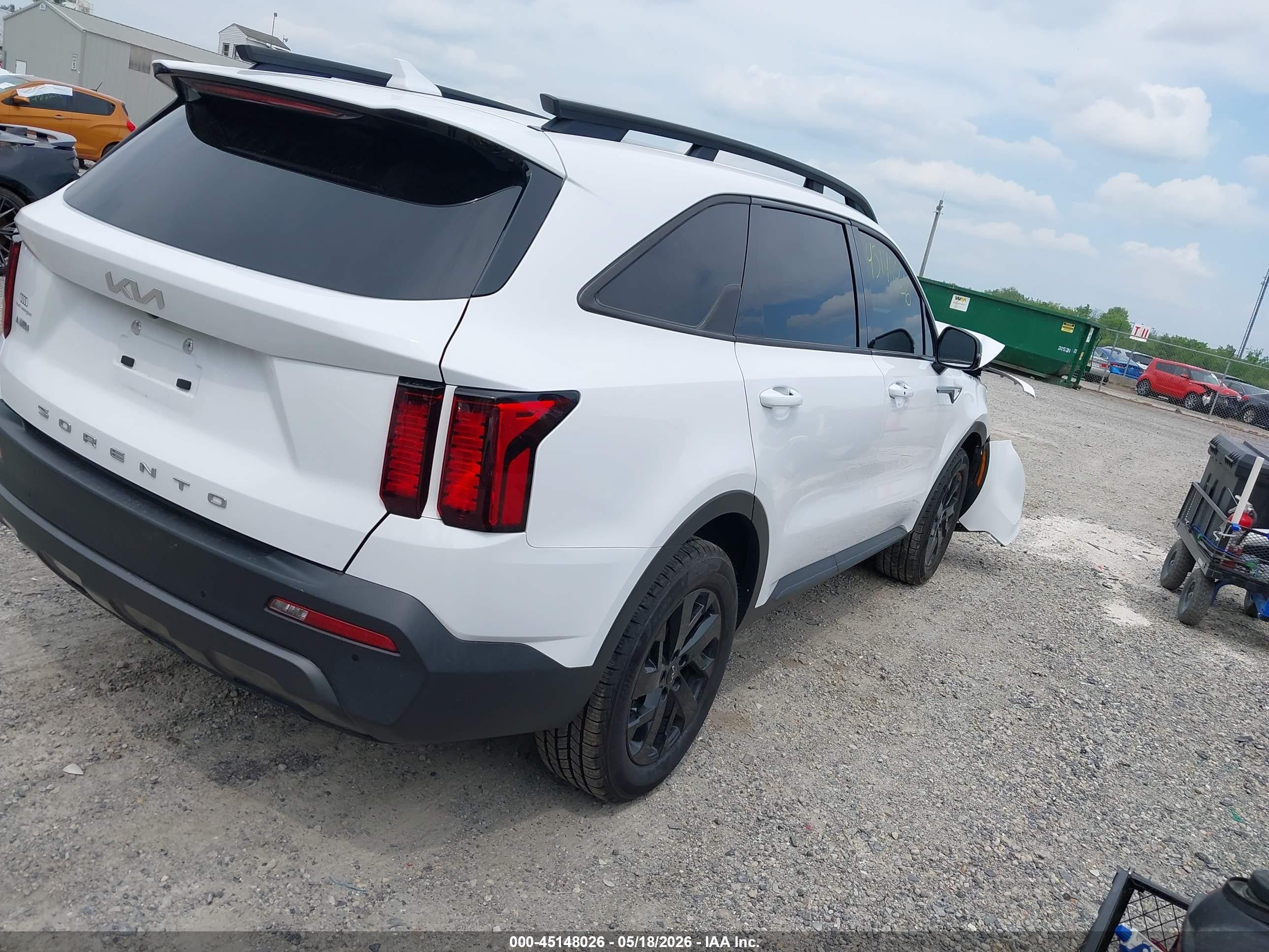 2022 Kia Sorento X-line S Белый vin: 5XYRLDLC5NG140915