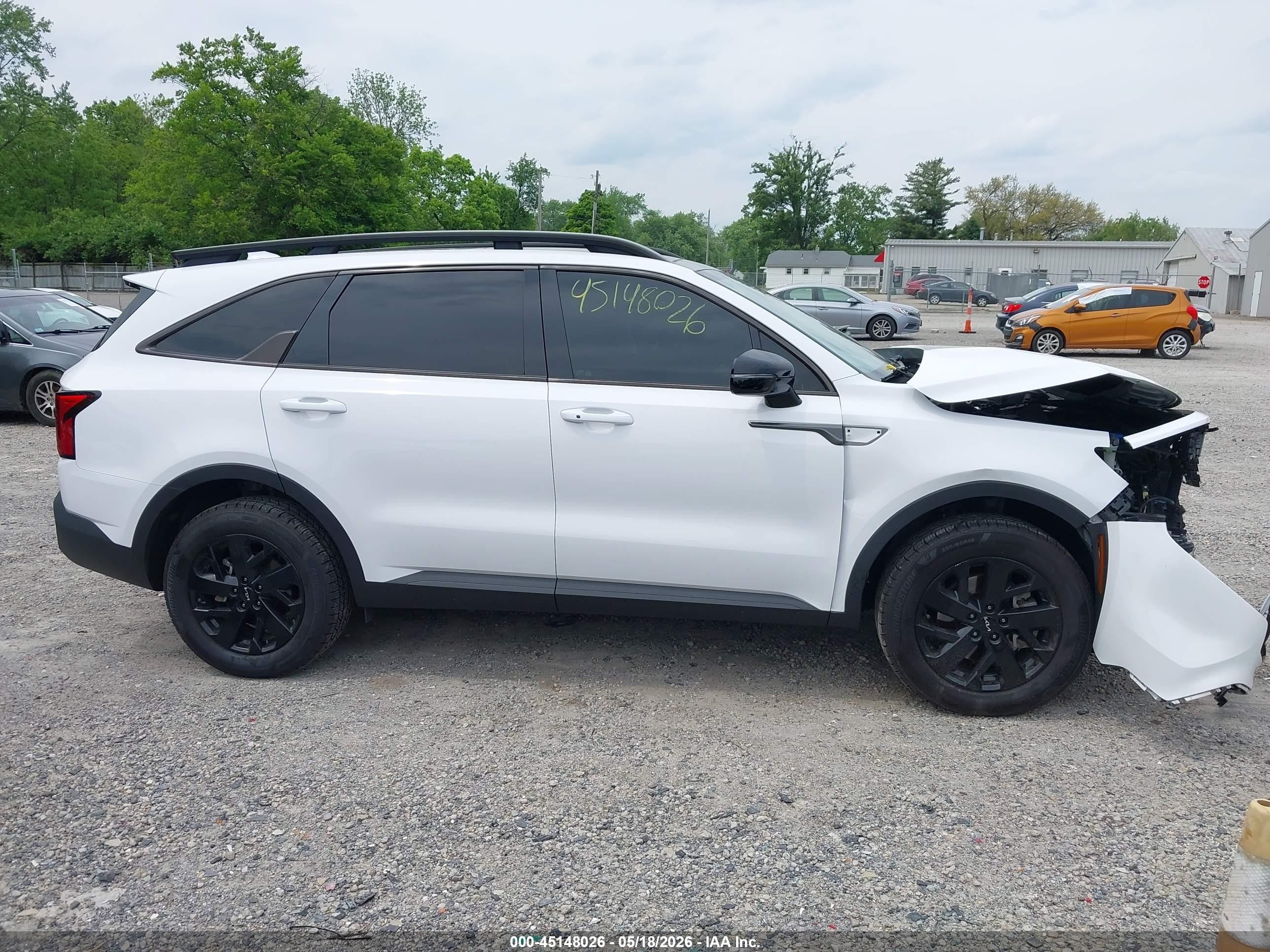 2022 Kia Sorento X-line S Белый vin: 5XYRLDLC5NG140915