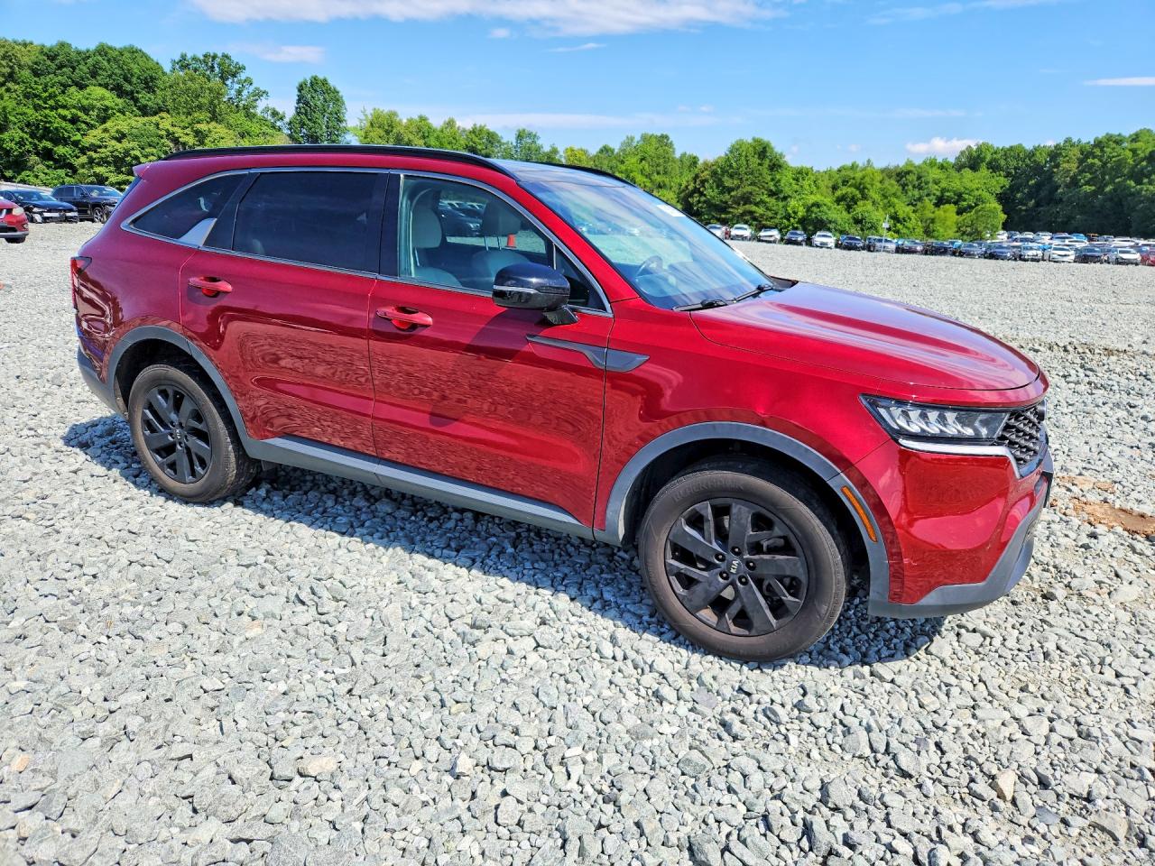 2021 Kia Sorento S Red vin: 5XYRLDLC8MG022372