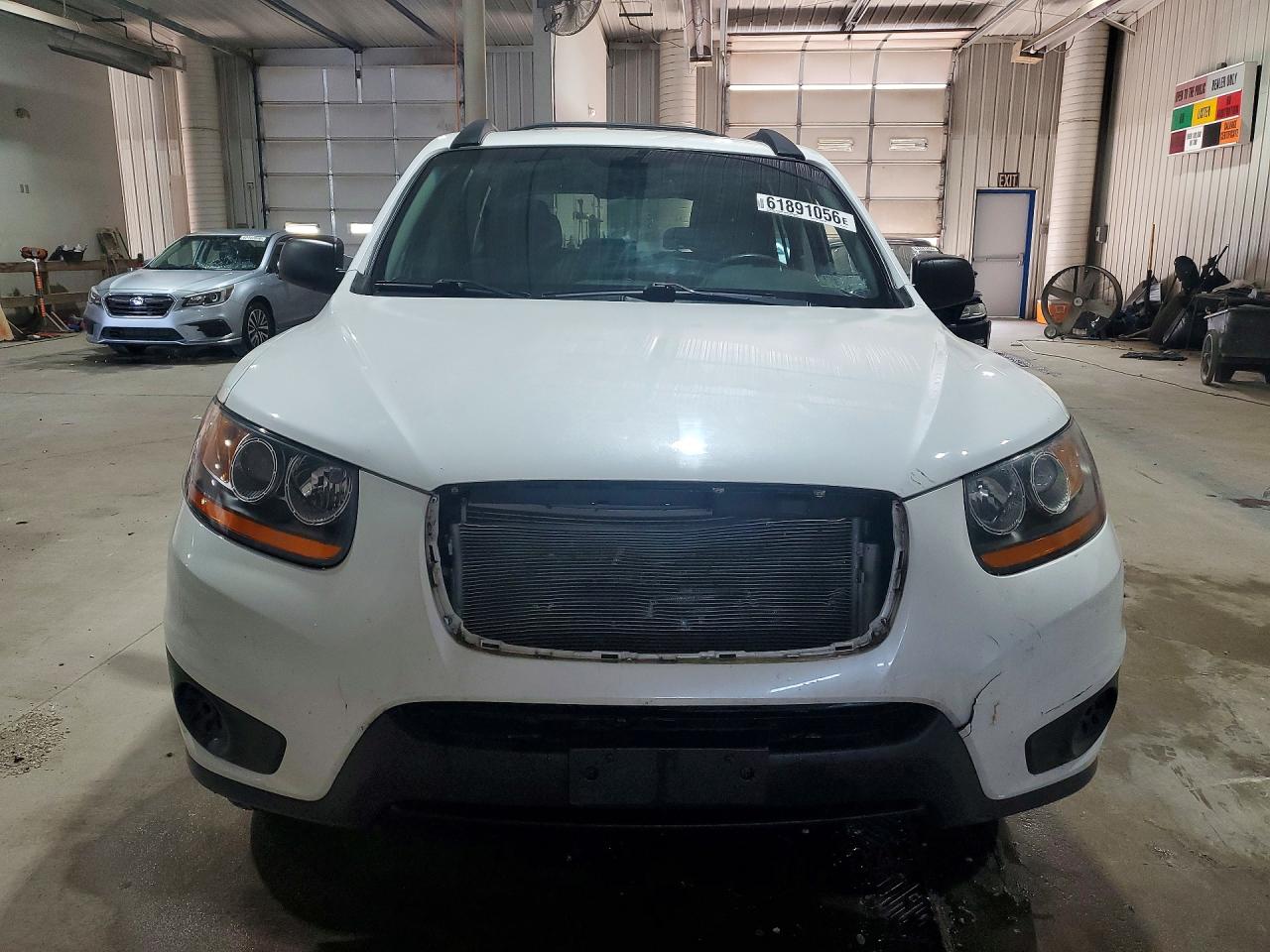 2011 Hyundai Santa Fe Gls White vin: 5XYZG3AB0BG012716