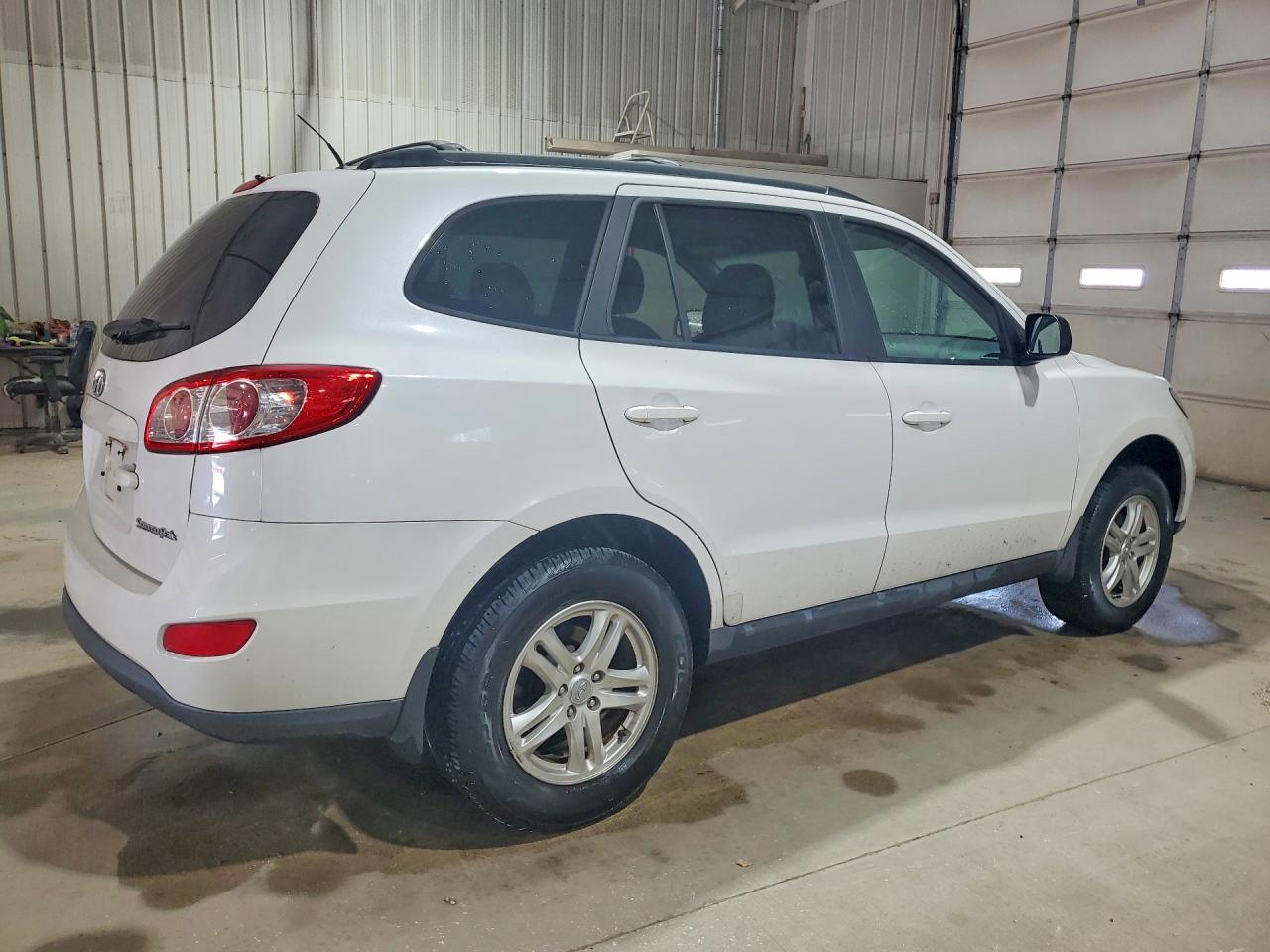 2011 Hyundai Santa Fe Gls White vin: 5XYZG3AB0BG012716