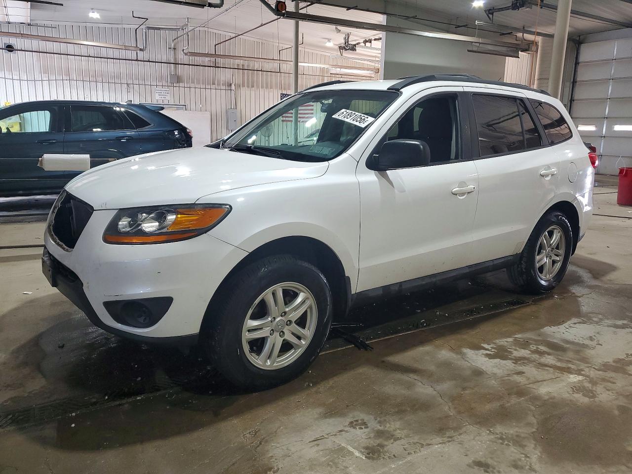 2011 Hyundai Santa Fe Gls White vin: 5XYZG3AB0BG012716