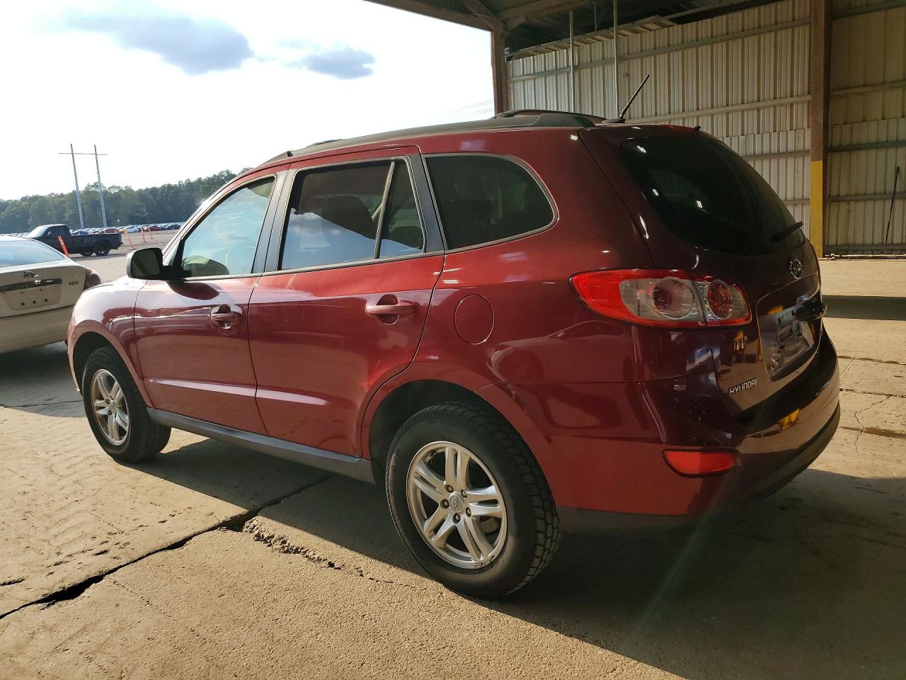 2011 Hyundai Santa Fe Gls Red vin: 5XYZG3AB0BG017334