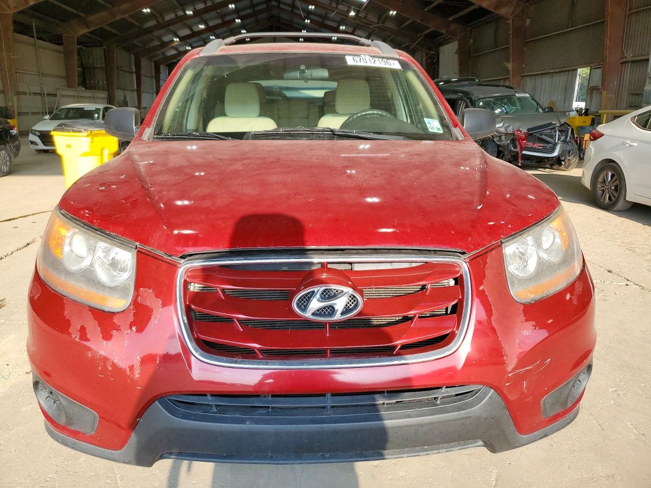 2011 Hyundai Santa Fe Gls Red vin: 5XYZG3AB0BG017334