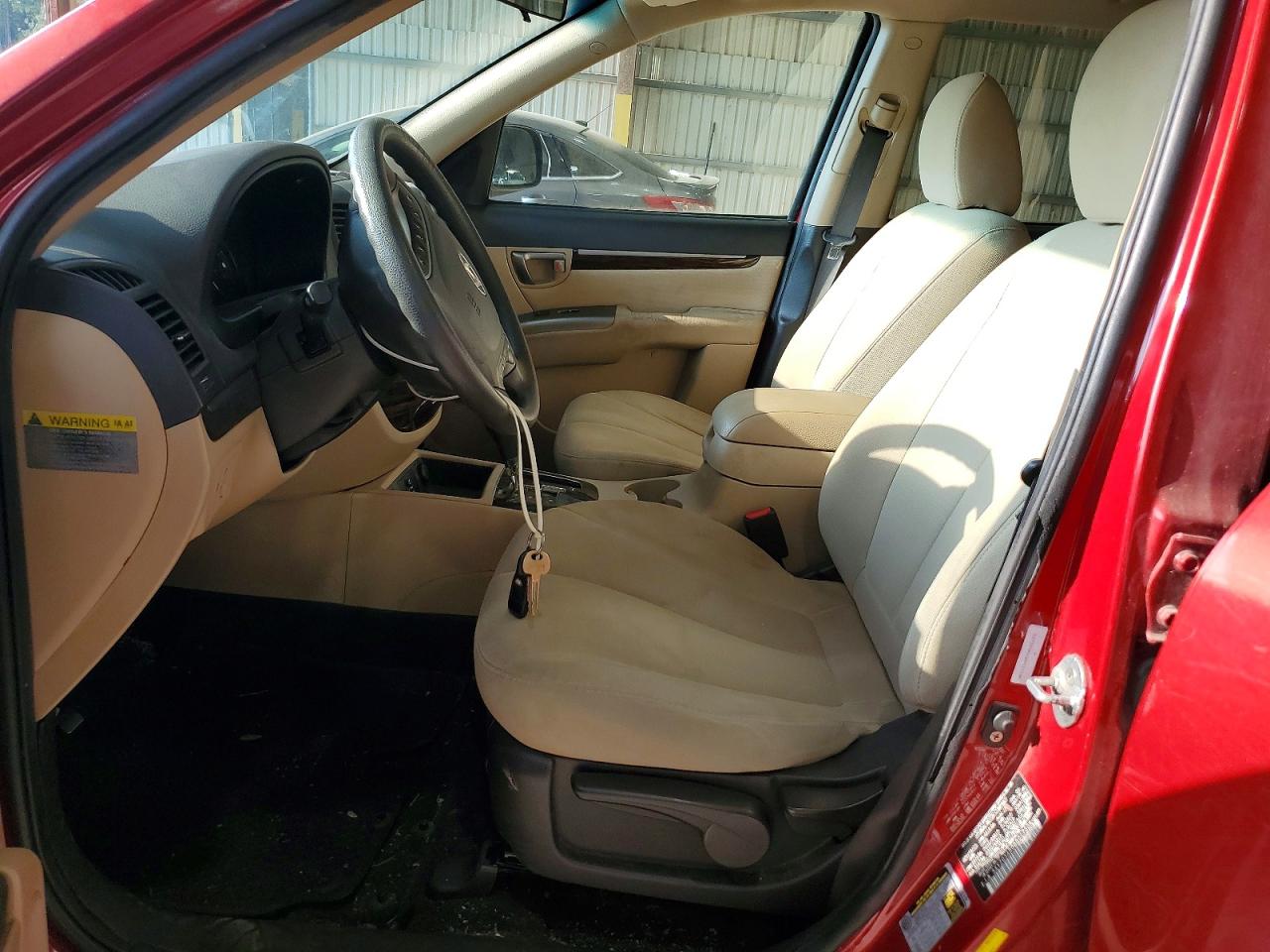 2011 Hyundai Santa Fe Gls Red vin: 5XYZG3AB0BG017334
