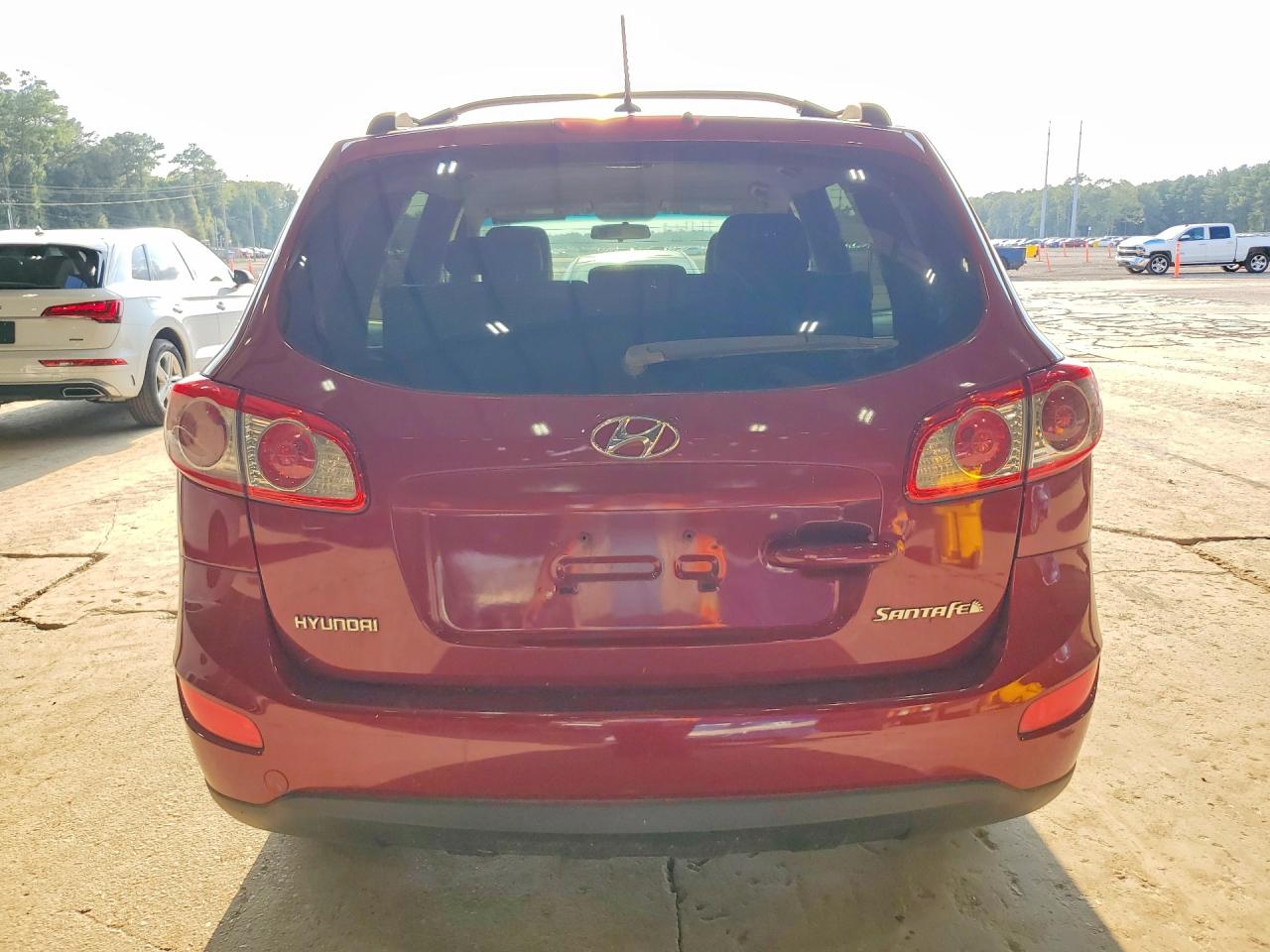 2011 Hyundai Santa Fe Gls Red vin: 5XYZG3AB0BG017334