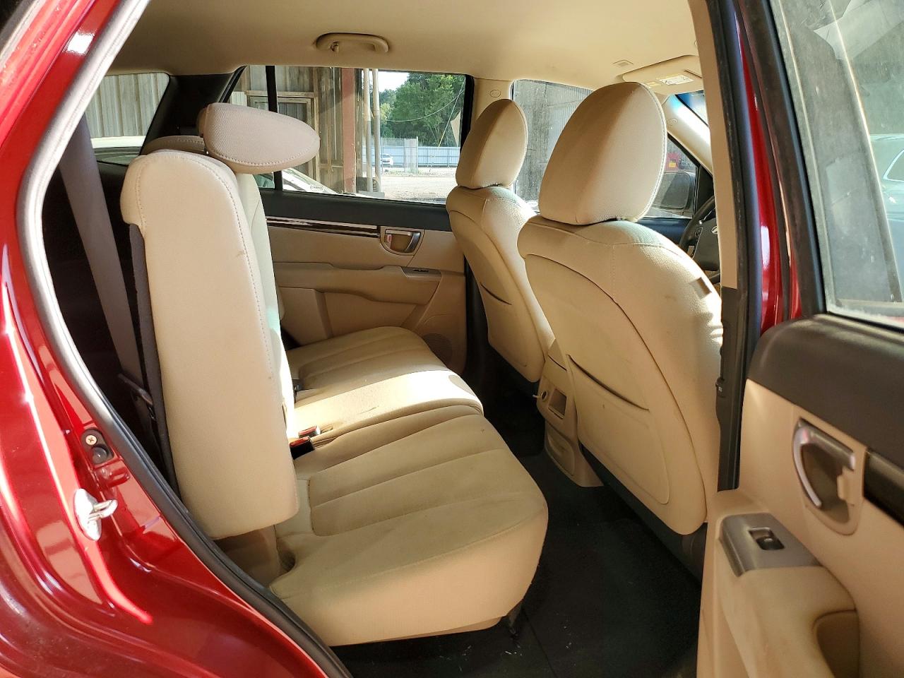2011 Hyundai Santa Fe Gls Red vin: 5XYZG3AB0BG017334