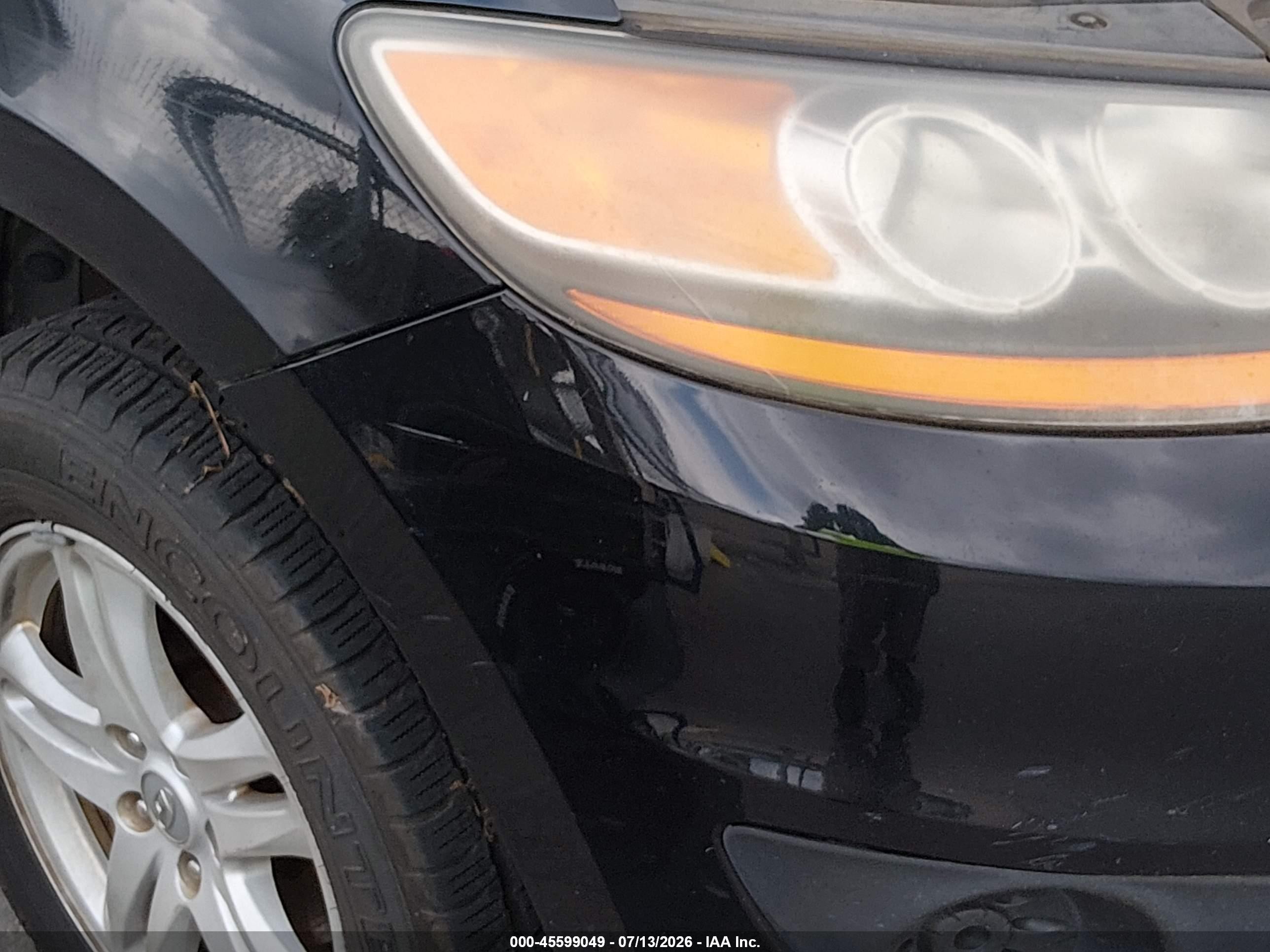 2011 Hyundai Santa Fe Gls Black vin: 5XYZG3AB0BG028334