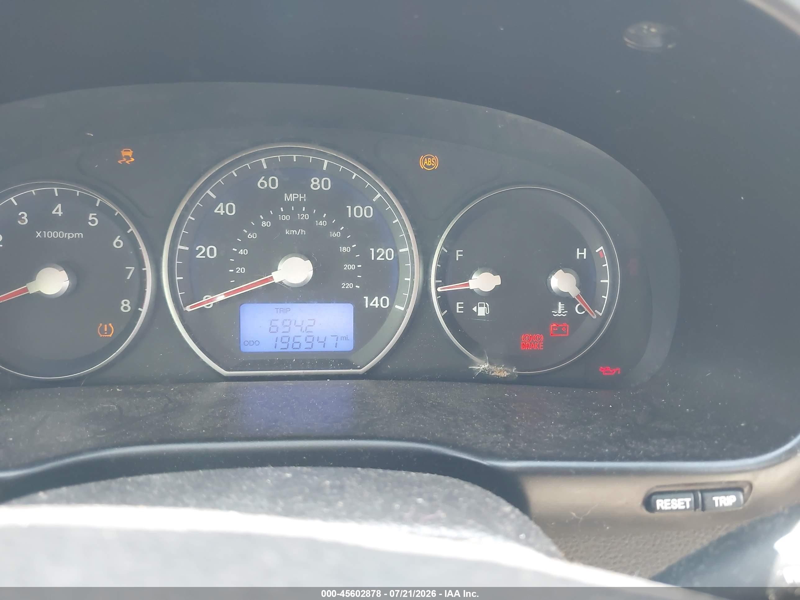 2011 Hyundai Santa Fe Gls Red vin: 5XYZG3AB0BG040497