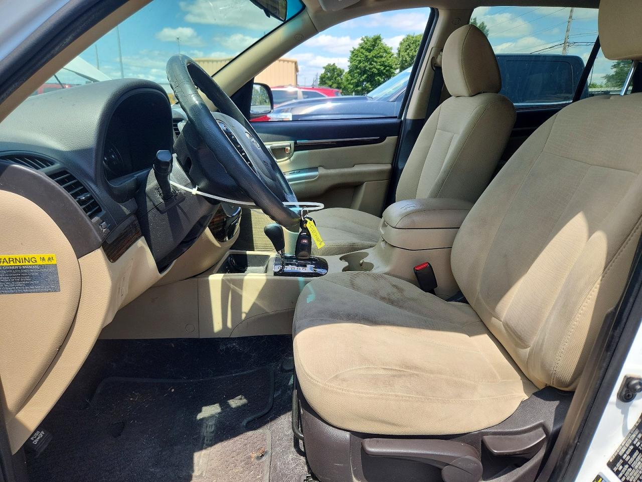 2011 Hyundai Santa Fe Gls White vin: 5XYZG3AB0BG085200
