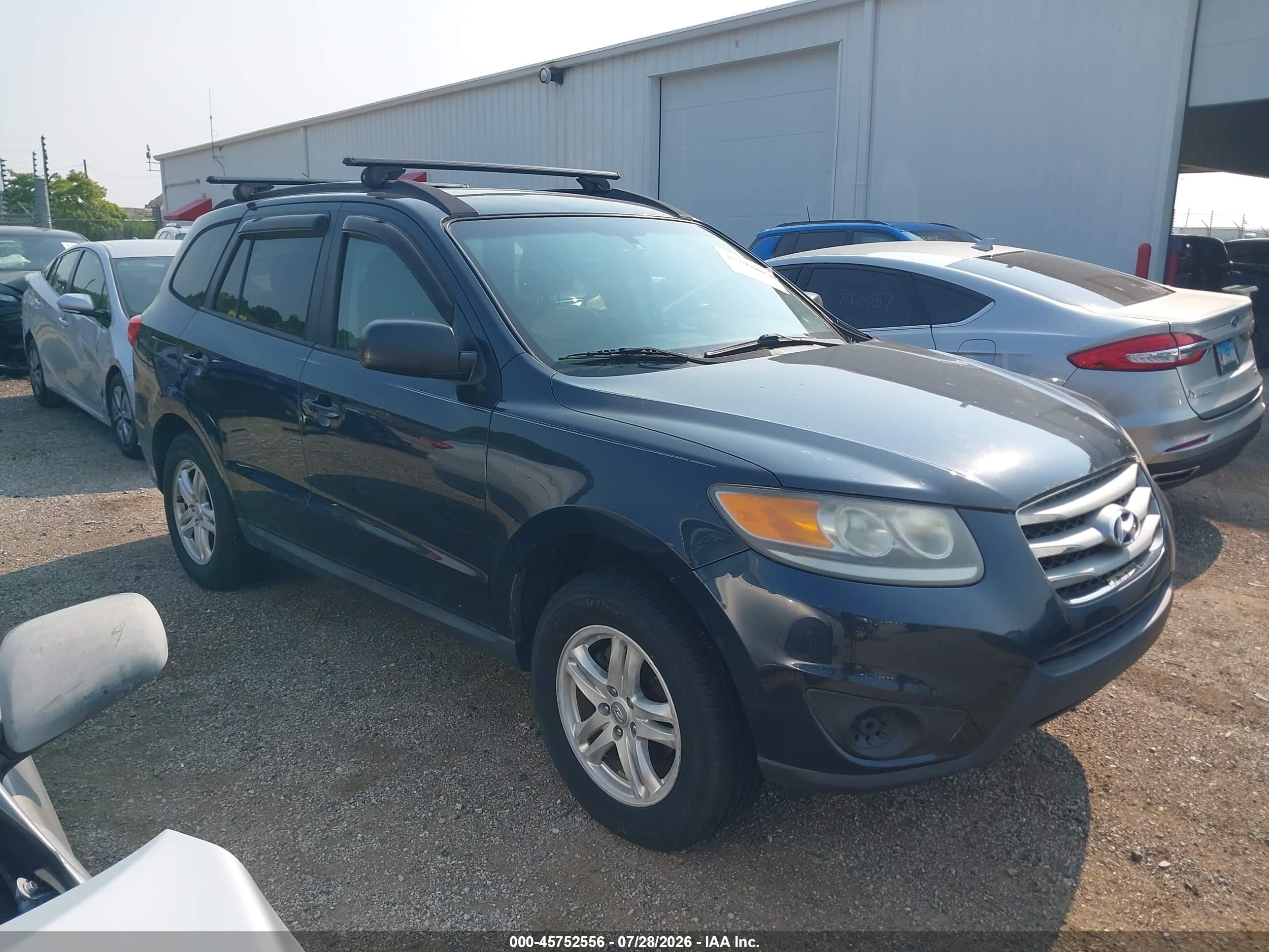 2012 Hyundai Santa Fe Gls Navy vin: 5XYZG3AB0CG099695