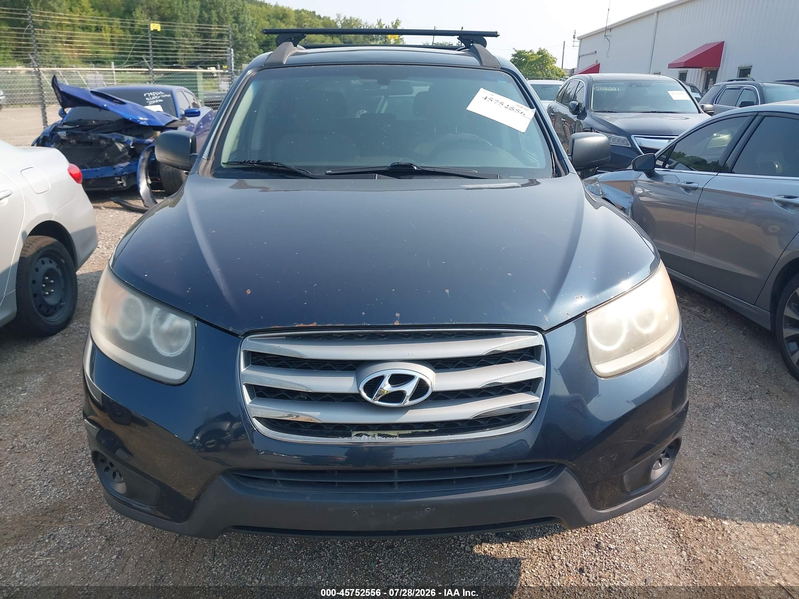 2012 Hyundai Santa Fe Gls Navy vin: 5XYZG3AB0CG099695