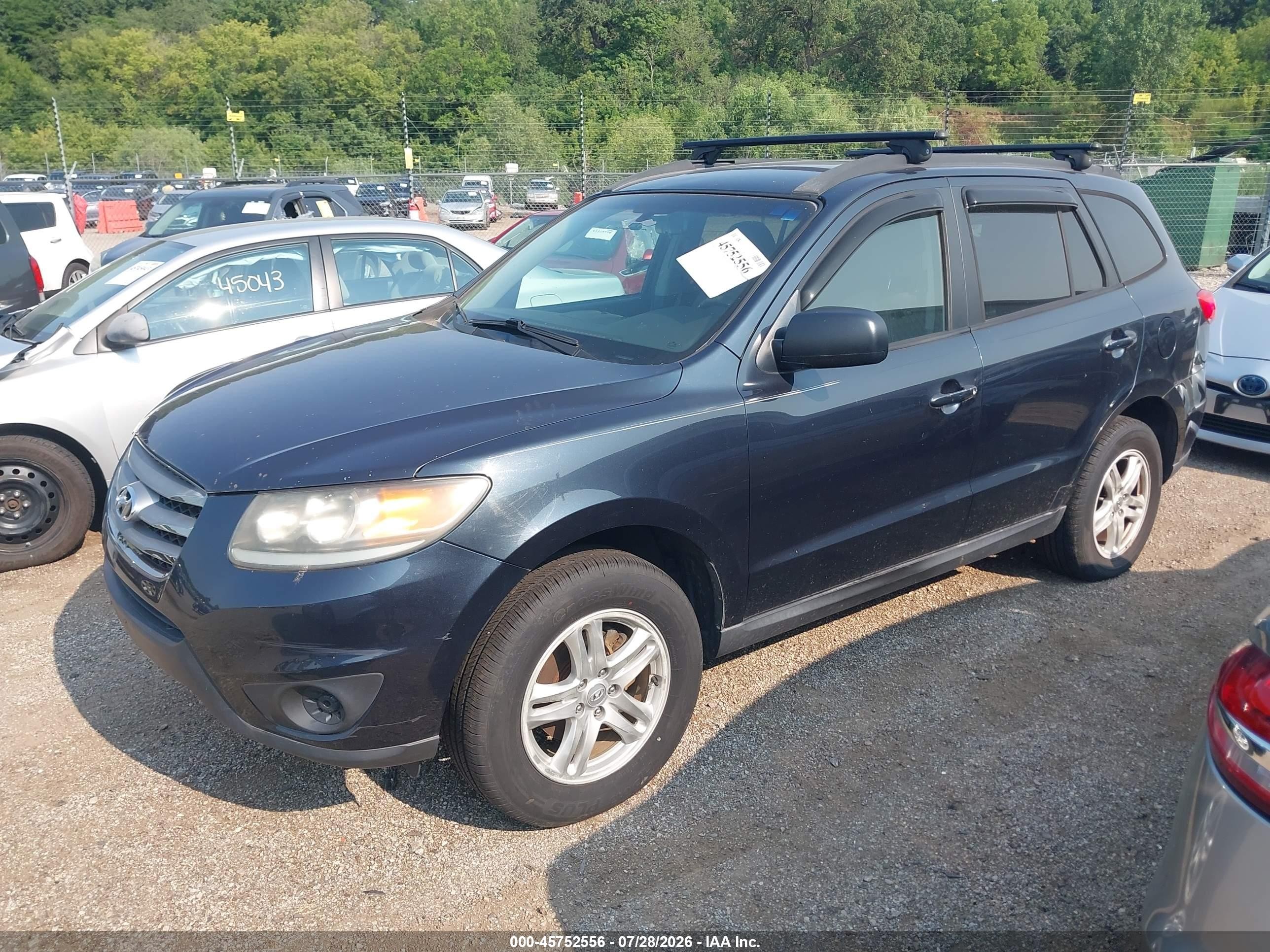 2012 Hyundai Santa Fe Gls Navy vin: 5XYZG3AB0CG099695