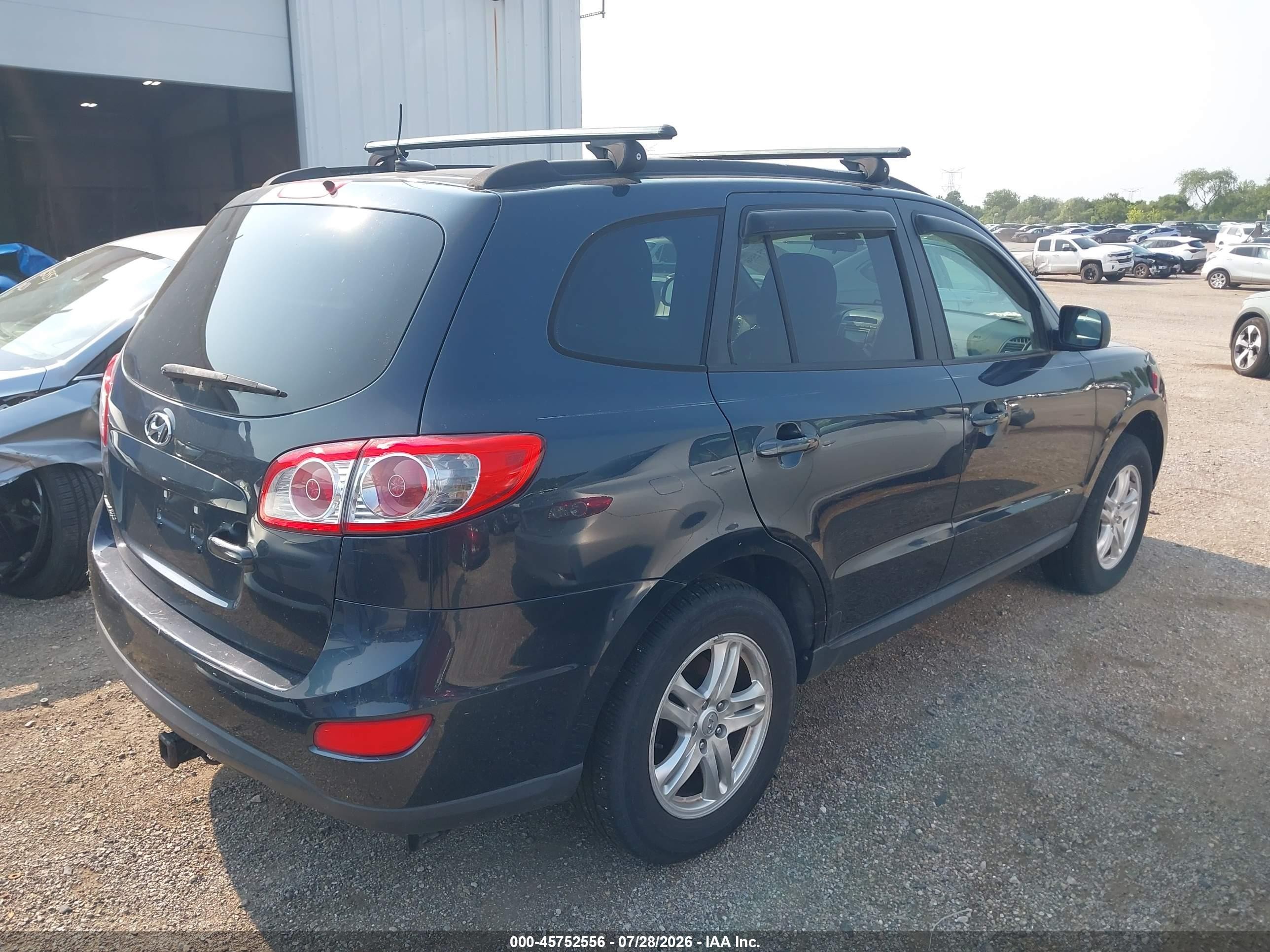 2012 Hyundai Santa Fe Gls Navy vin: 5XYZG3AB0CG099695