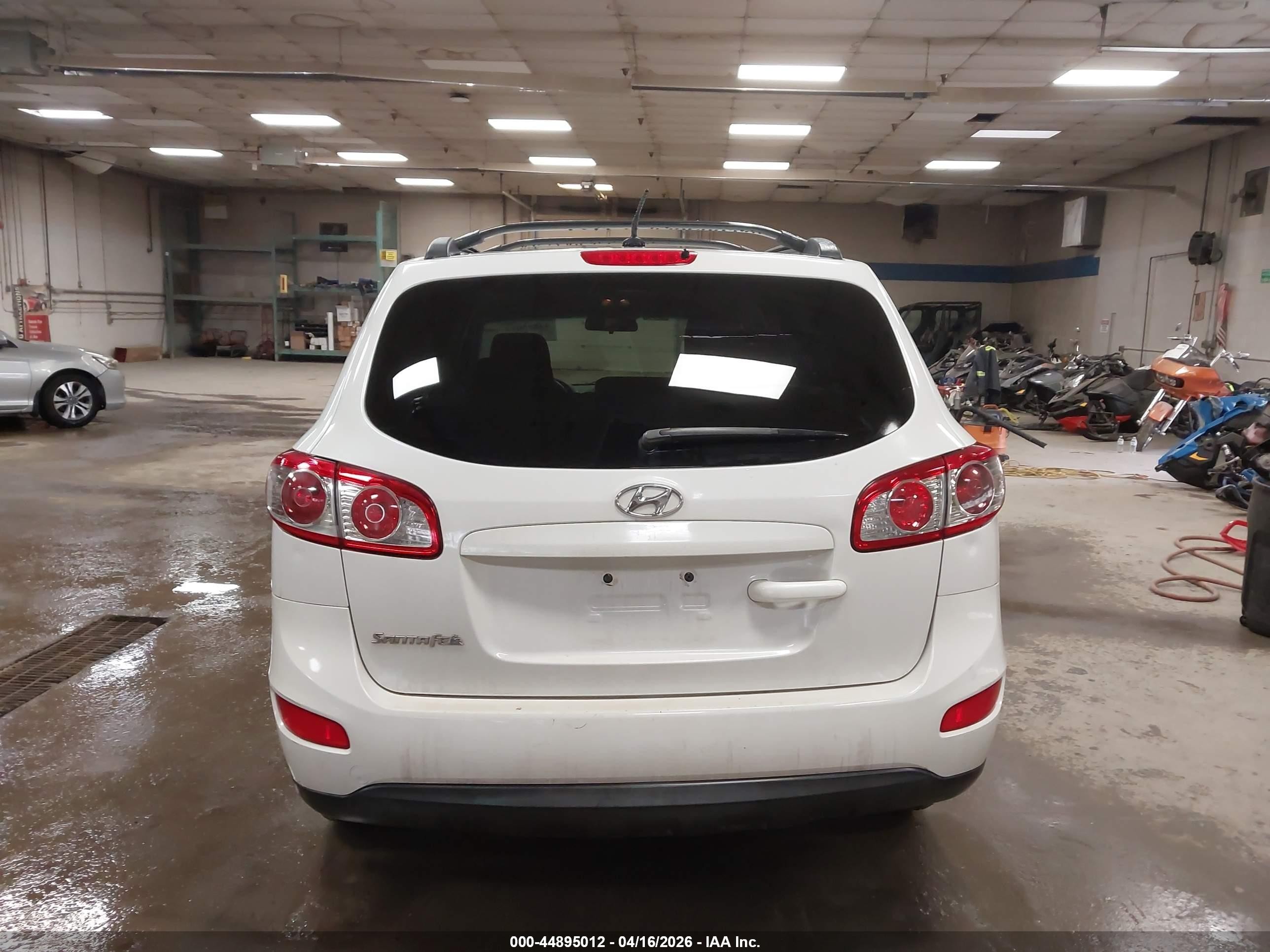 2012 Hyundai Santa Fe Gls Белый vin: 5XYZG3AB0CG130914