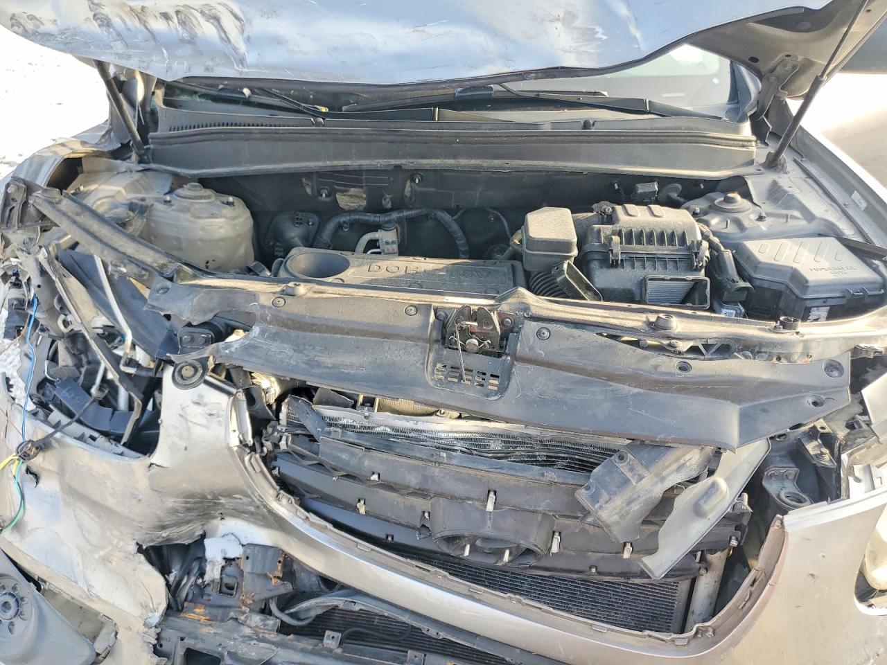 2012 Hyundai Santa Fe Gls Gray vin: 5XYZG3AB0CG134090