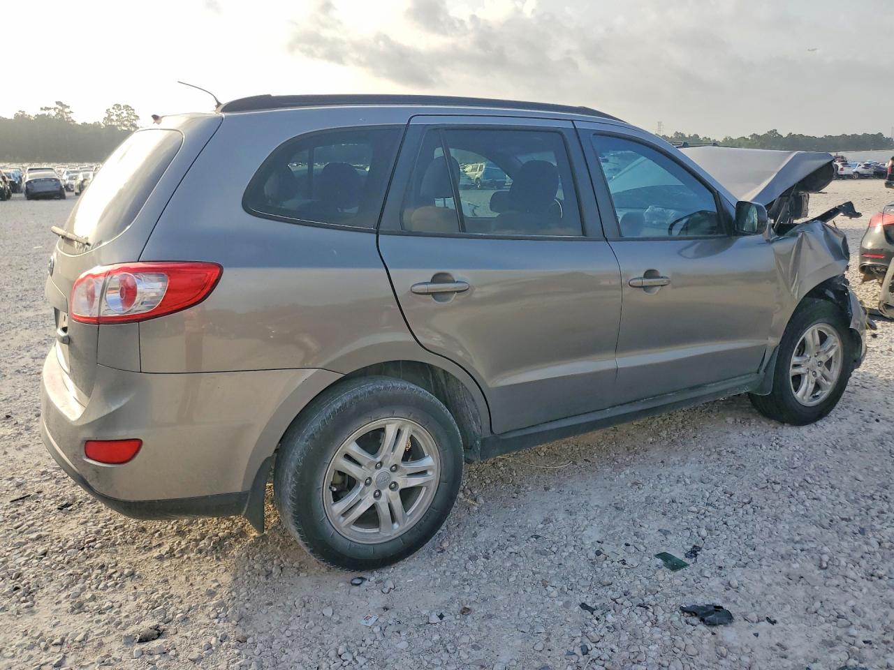 2012 Hyundai Santa Fe Gls Gray vin: 5XYZG3AB0CG134090