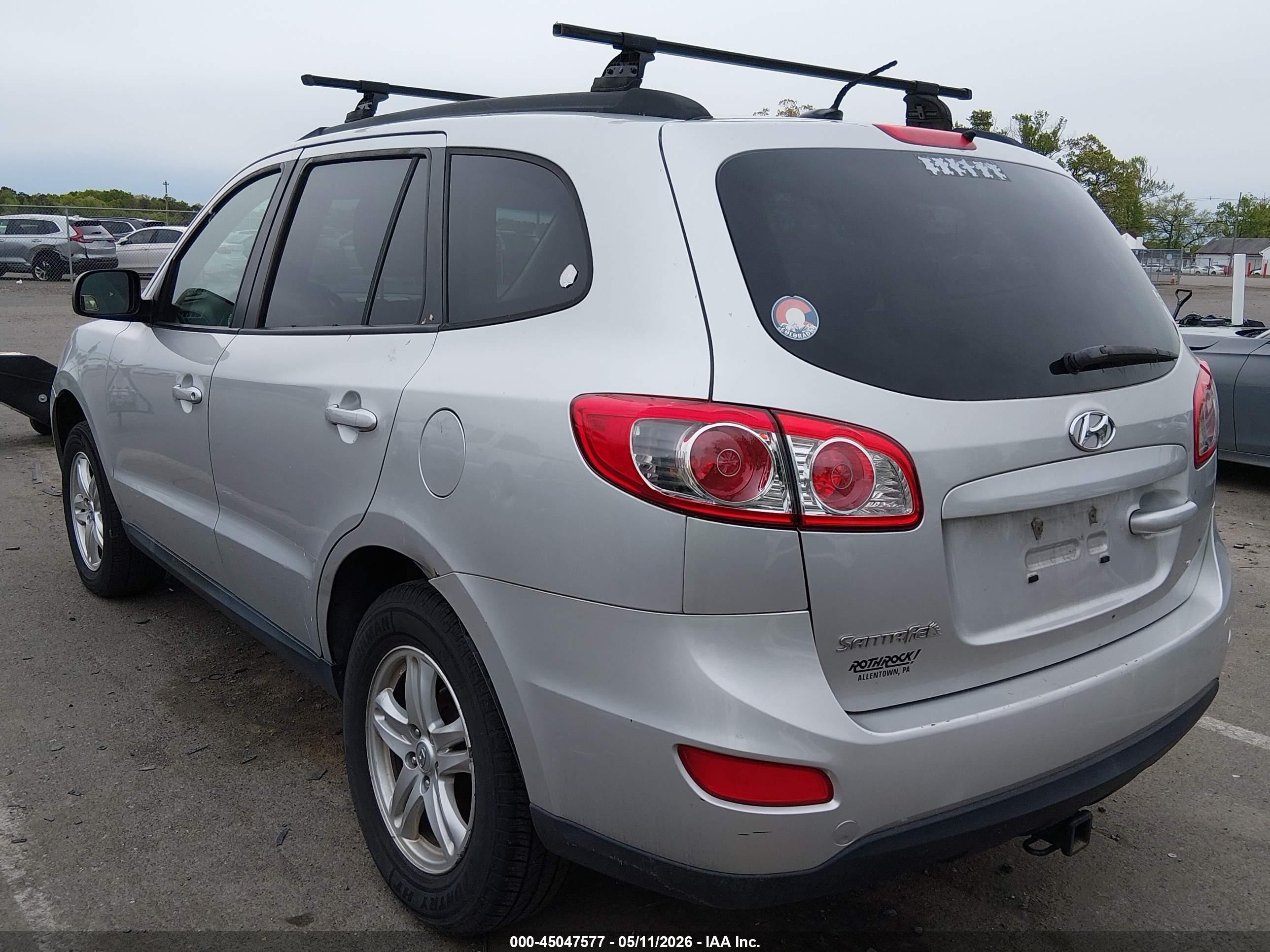 2012 Hyundai Santa Fe Gls Silver vin: 5XYZG3AB0CG137622