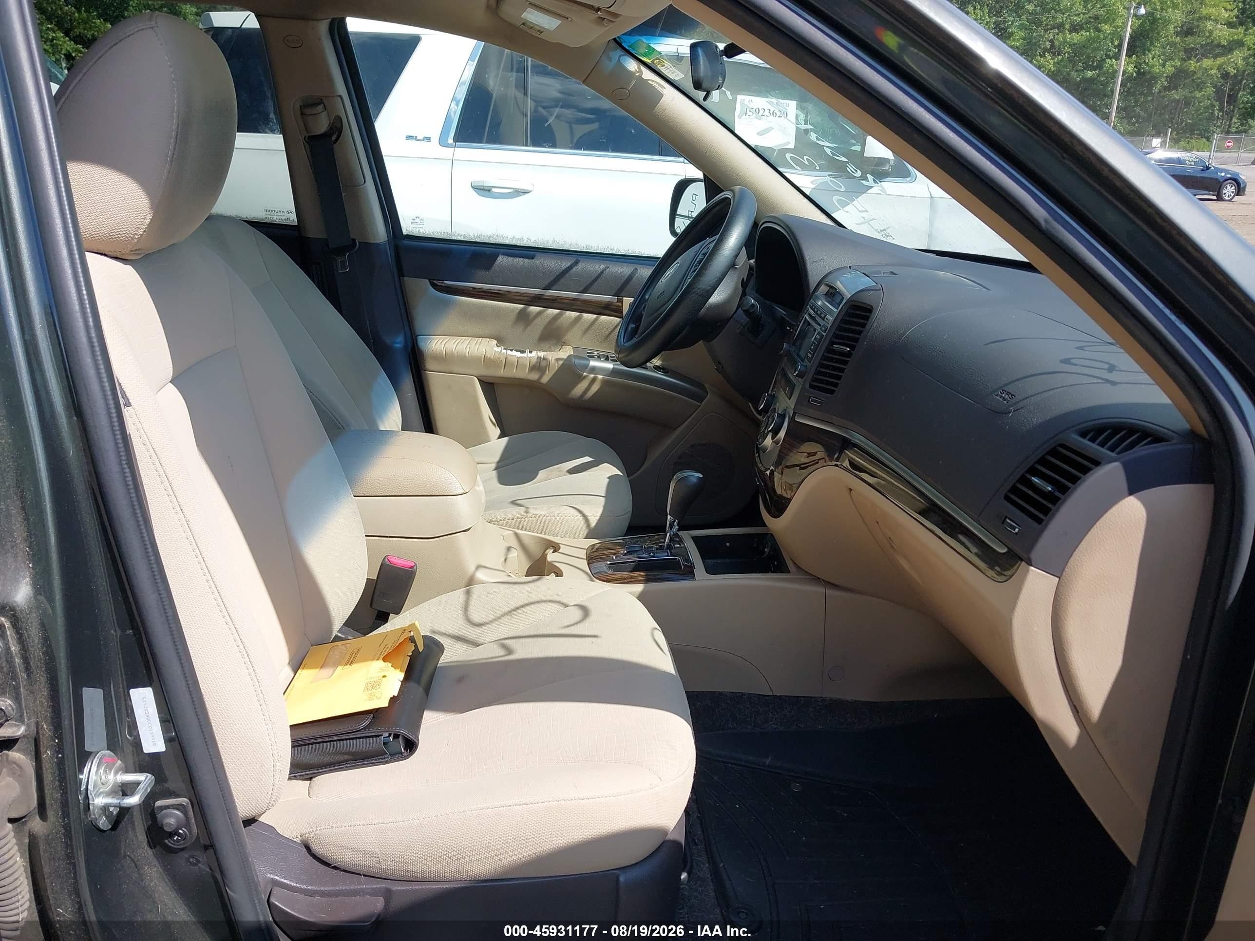 2012 Hyundai Santa Fe Gls Gray vin: 5XYZG3AB0CG139919