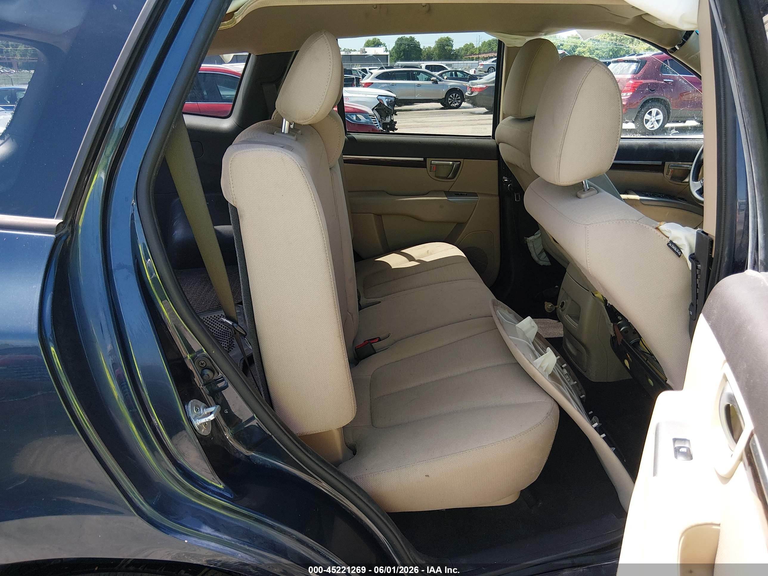 2012 Hyundai Santa Fe Gls Blue vin: 5XYZG3AB0CG148684