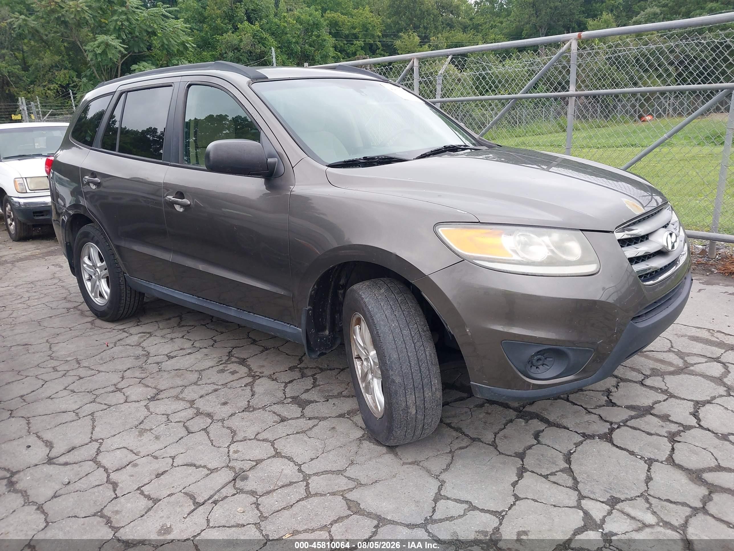 2012 Hyundai Santa Fe Gls Green vin: 5XYZG3AB0CG159331