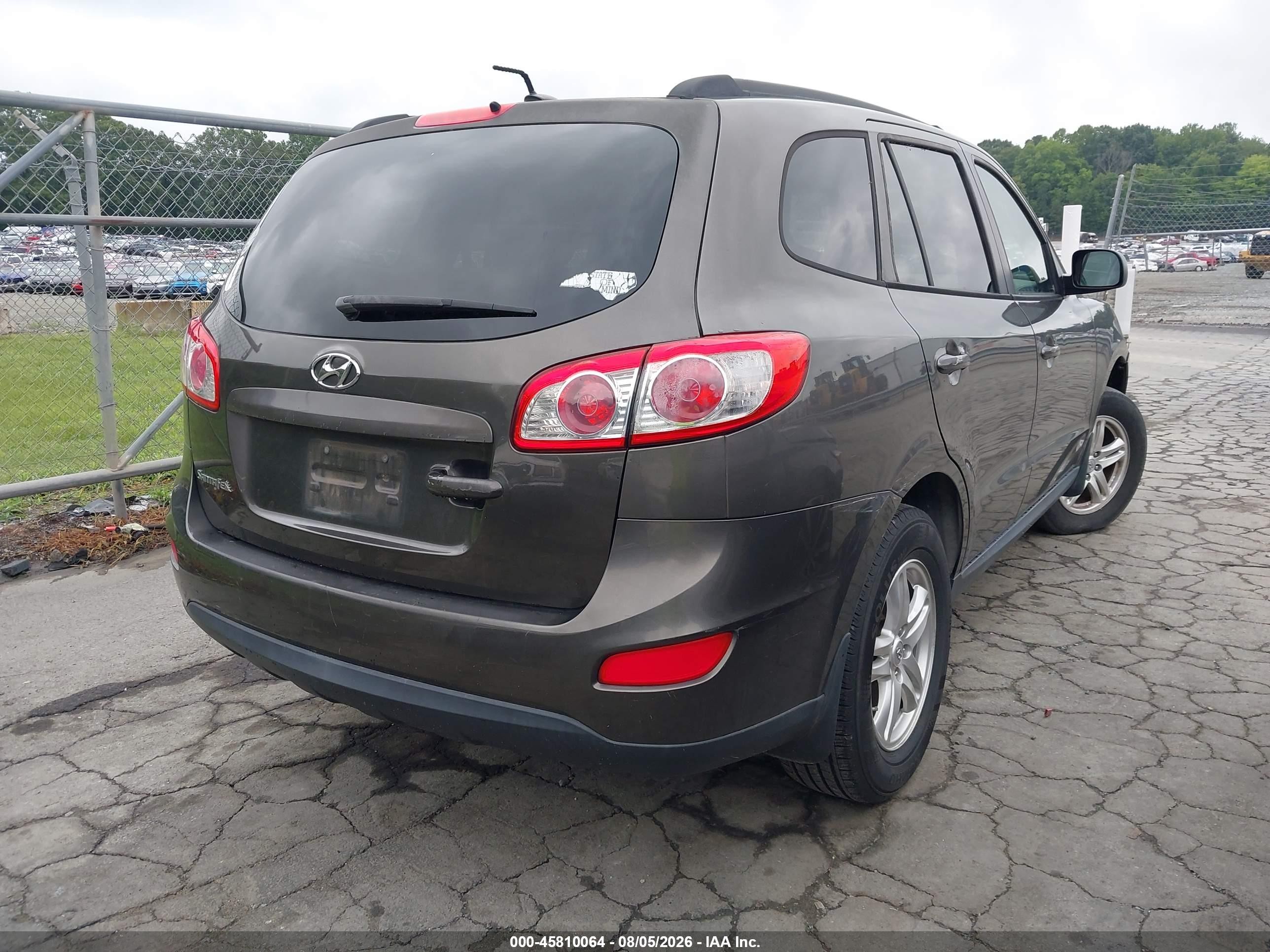 2012 Hyundai Santa Fe Gls Green vin: 5XYZG3AB0CG159331