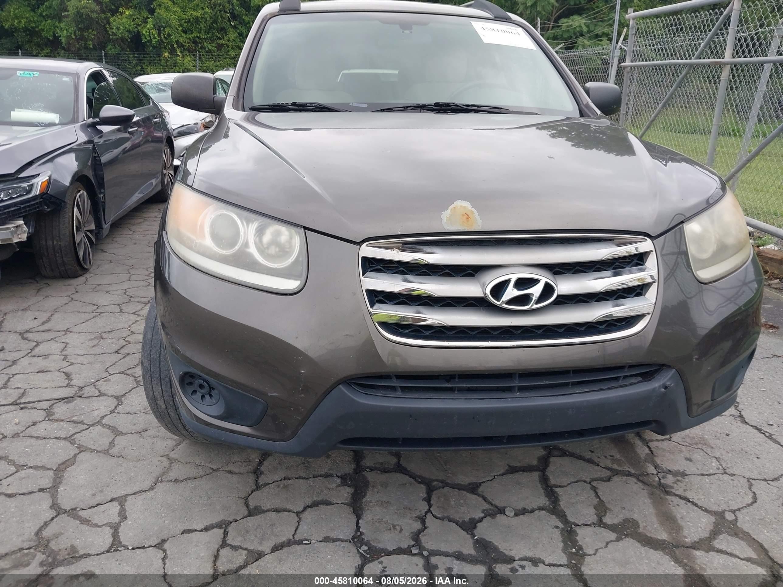 2012 Hyundai Santa Fe Gls Green vin: 5XYZG3AB0CG159331