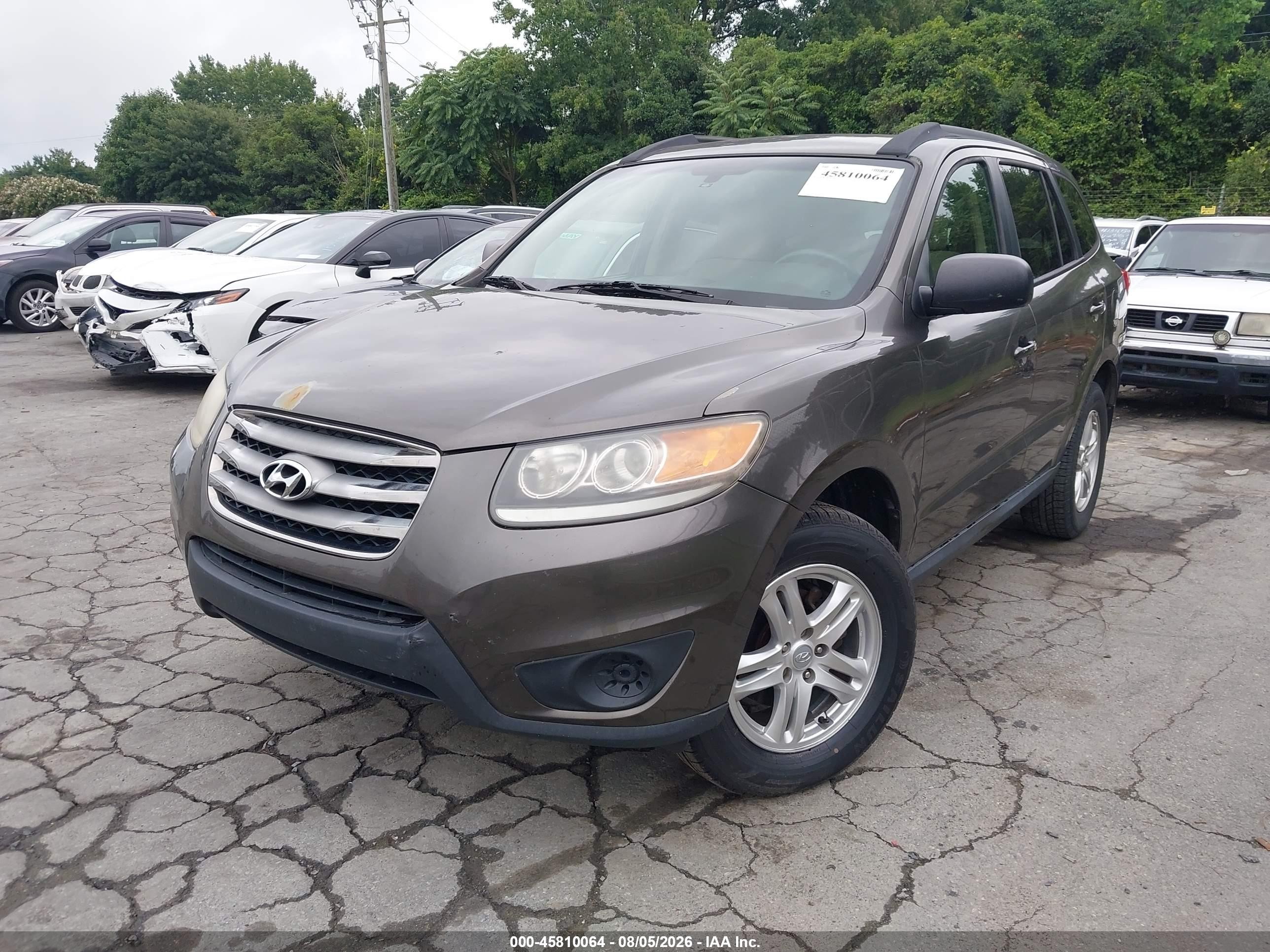 2012 Hyundai Santa Fe Gls Green vin: 5XYZG3AB0CG159331