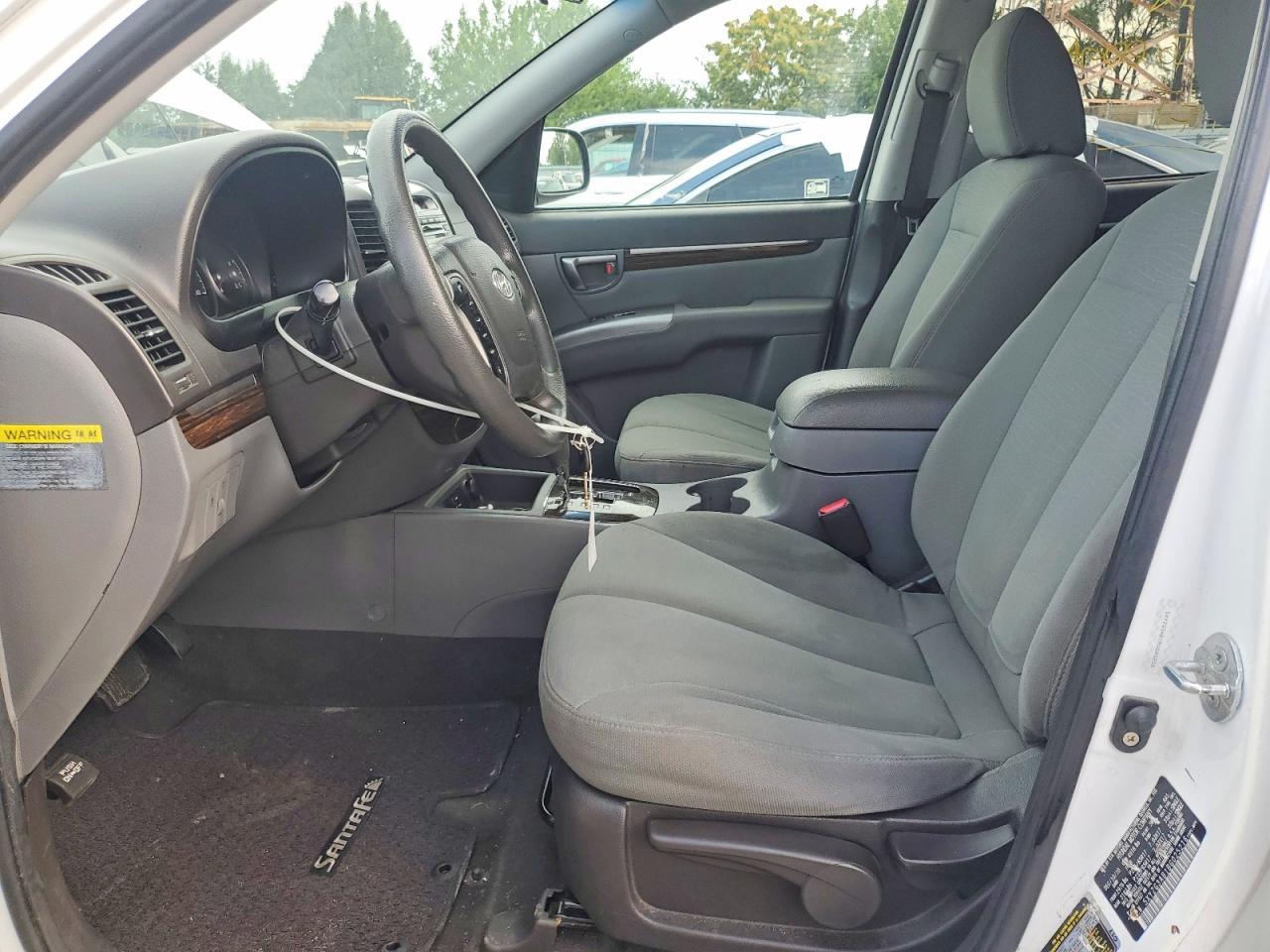 2011 Hyundai Santa Fe Gls White vin: 5XYZG3AB1BG025216