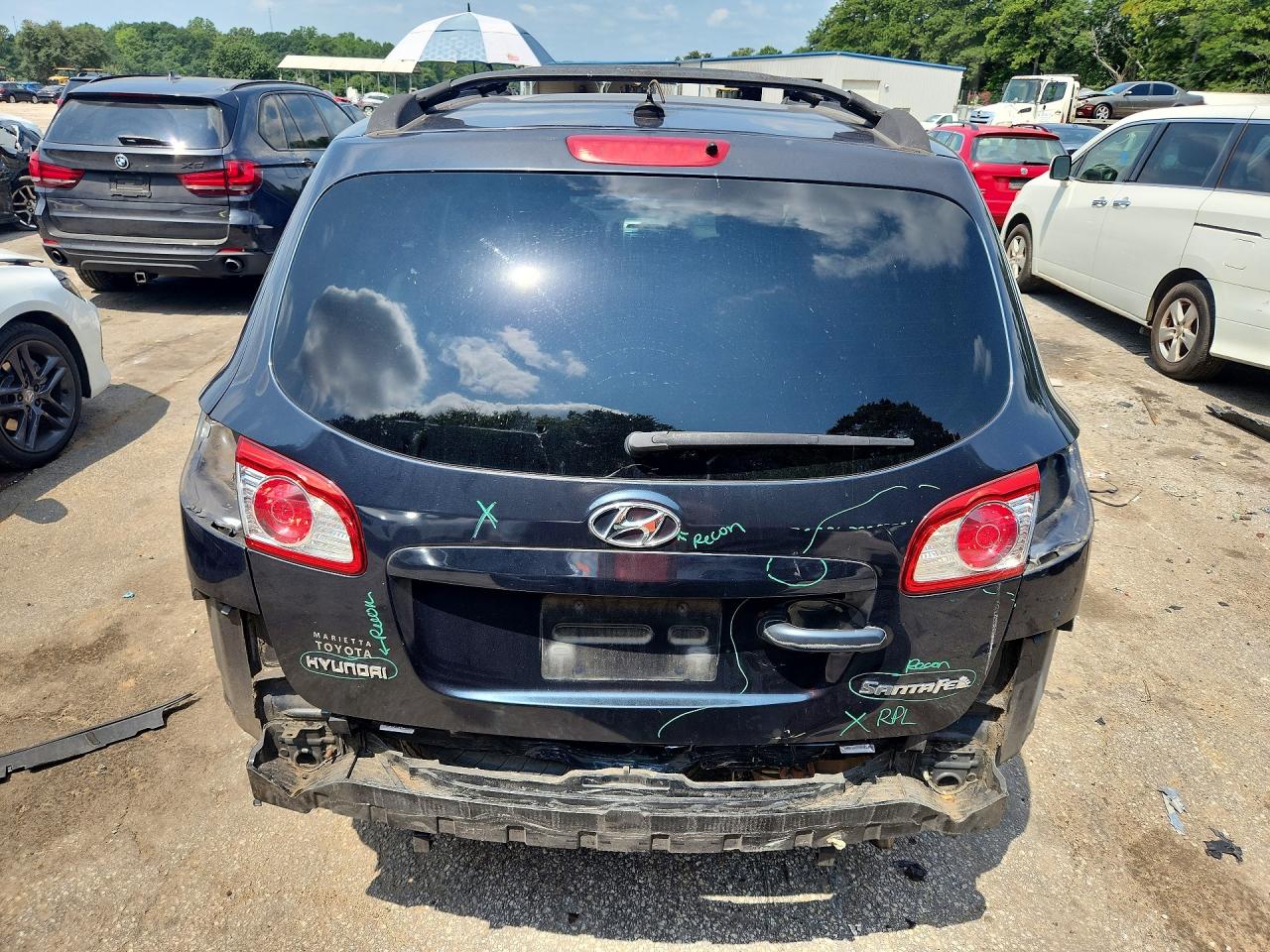 2011 Hyundai Santa Fe Gls Charcoal vin: 5XYZG3AB1BG031193