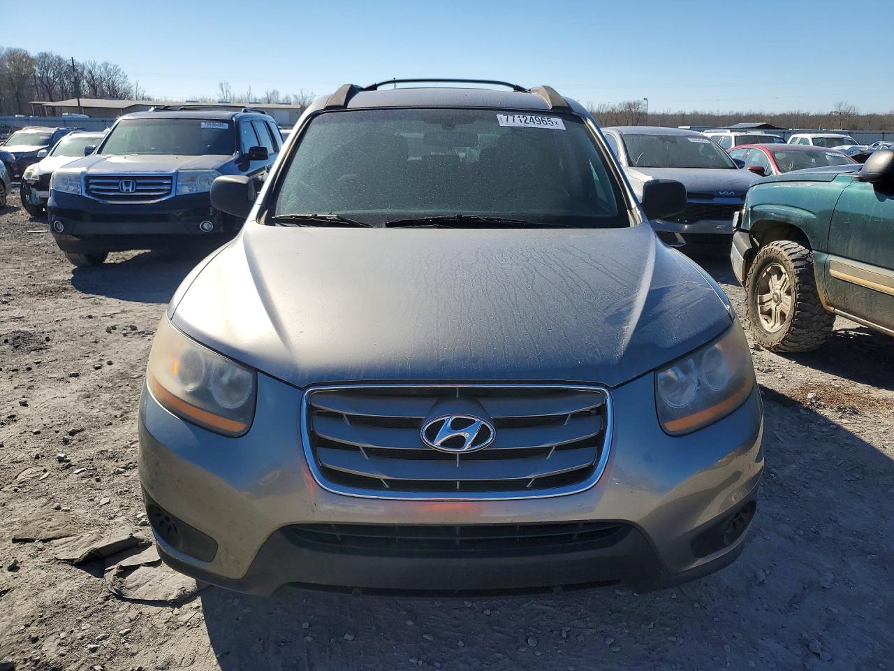2011 Hyundai Santa Fe Gray vin: 5XYZG3AB1BG065392