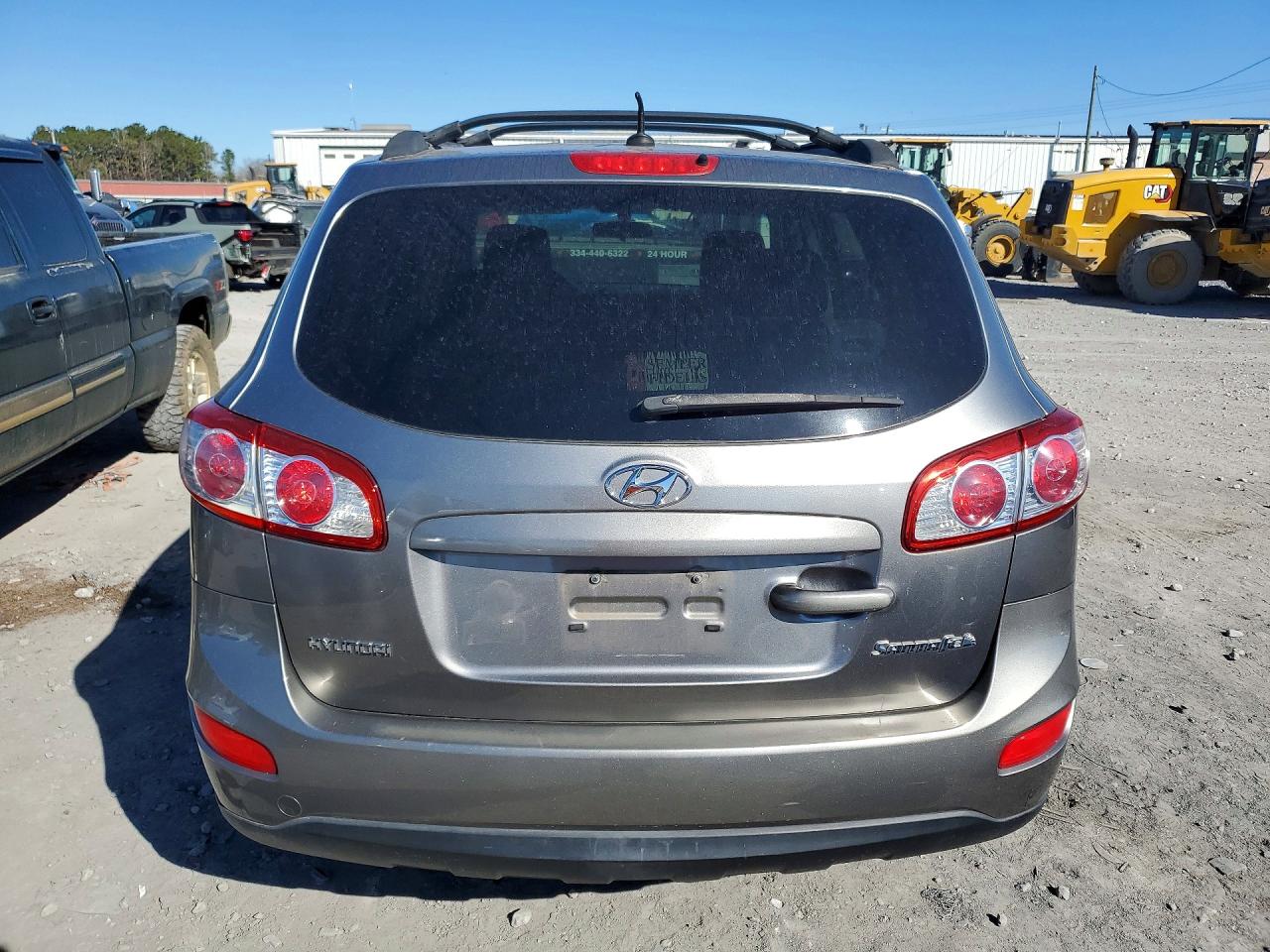 2011 Hyundai Santa Fe Gray vin: 5XYZG3AB1BG065392