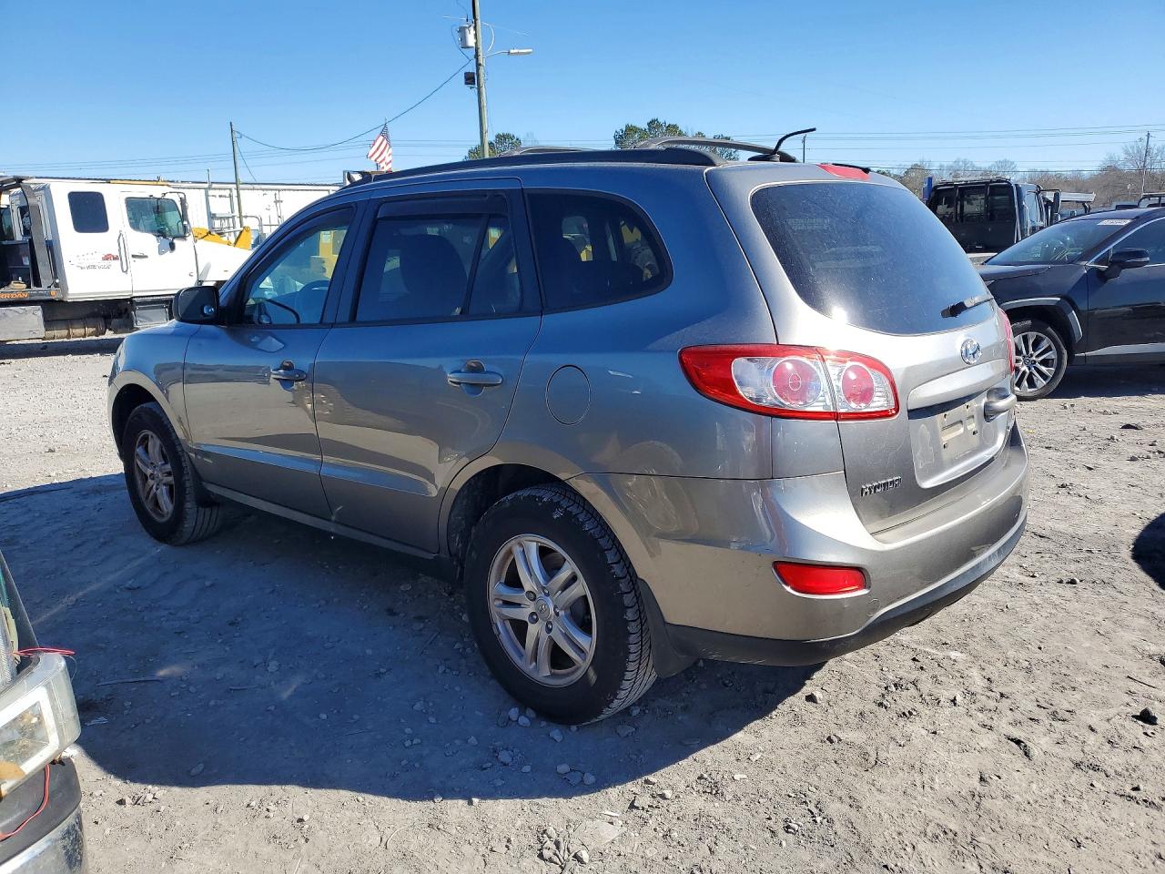 2011 Hyundai Santa Fe Gray vin: 5XYZG3AB1BG065392