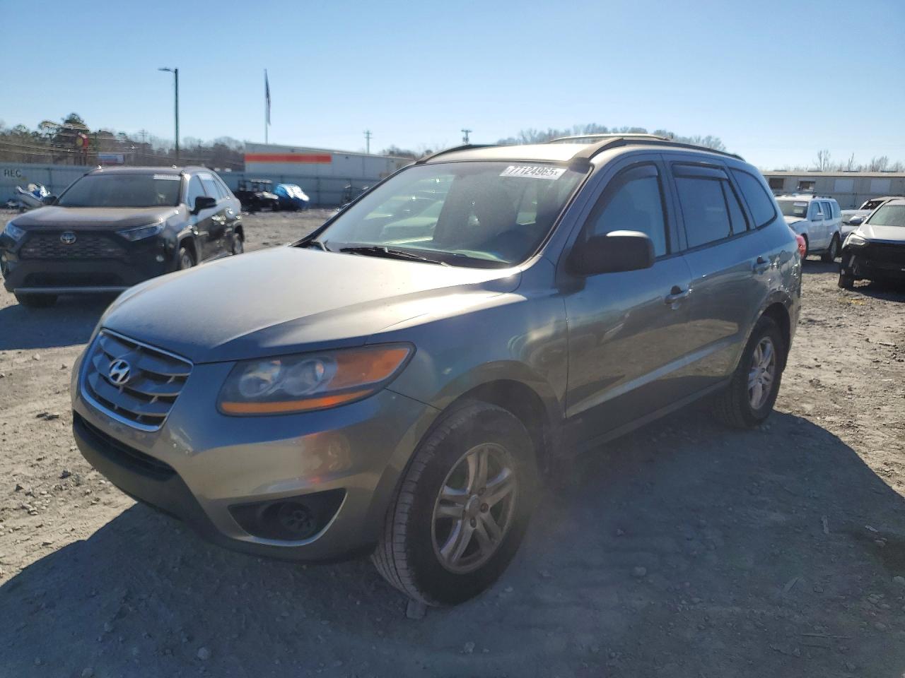 2011 Hyundai Santa Fe Gray vin: 5XYZG3AB1BG065392