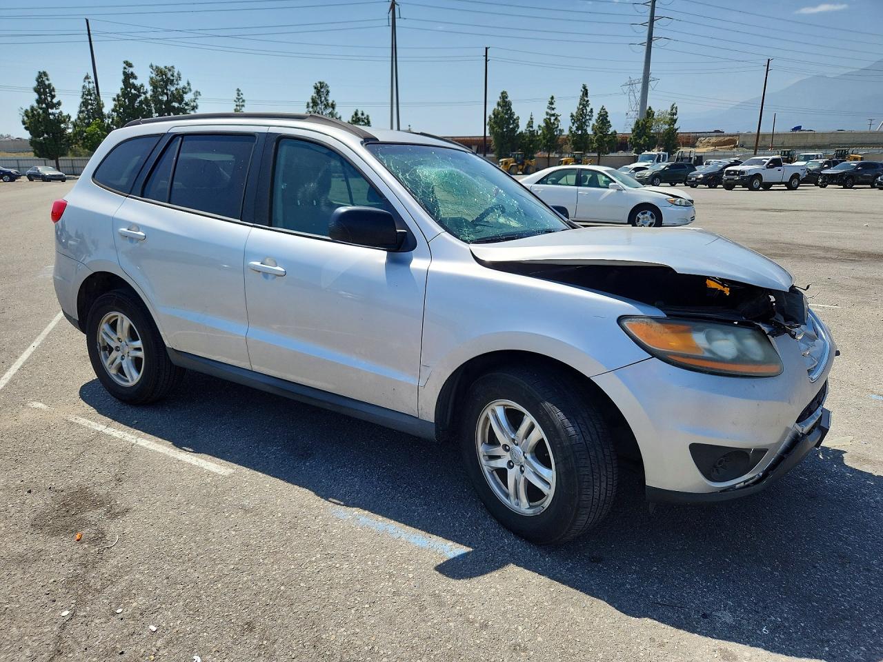2011 Hyundai Santa Fe Gls Silver vin: 5XYZG3AB1BG067028