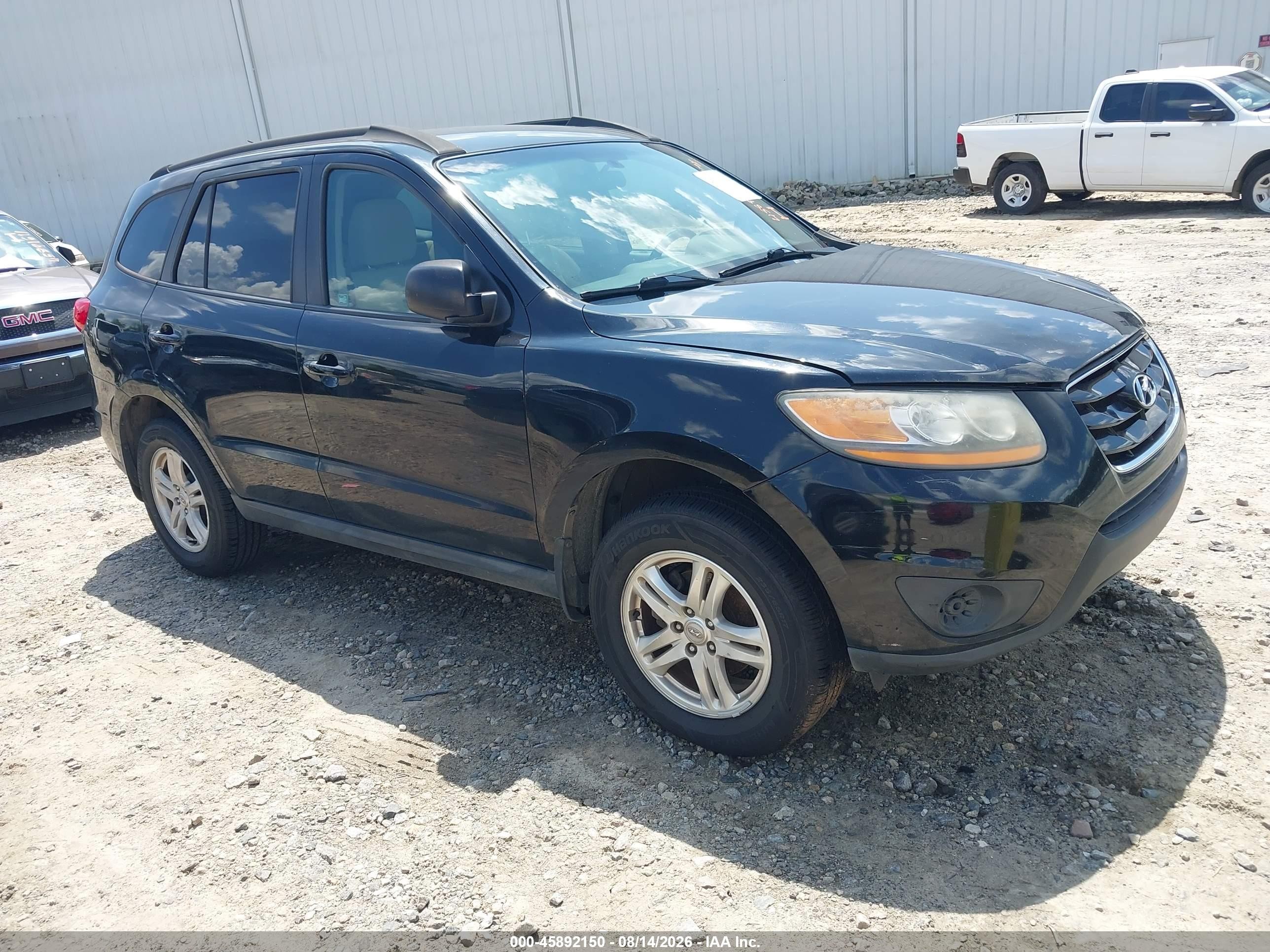 2011 Hyundai Santa Fe Gls Черный vin: 5XYZG3AB1BG078028