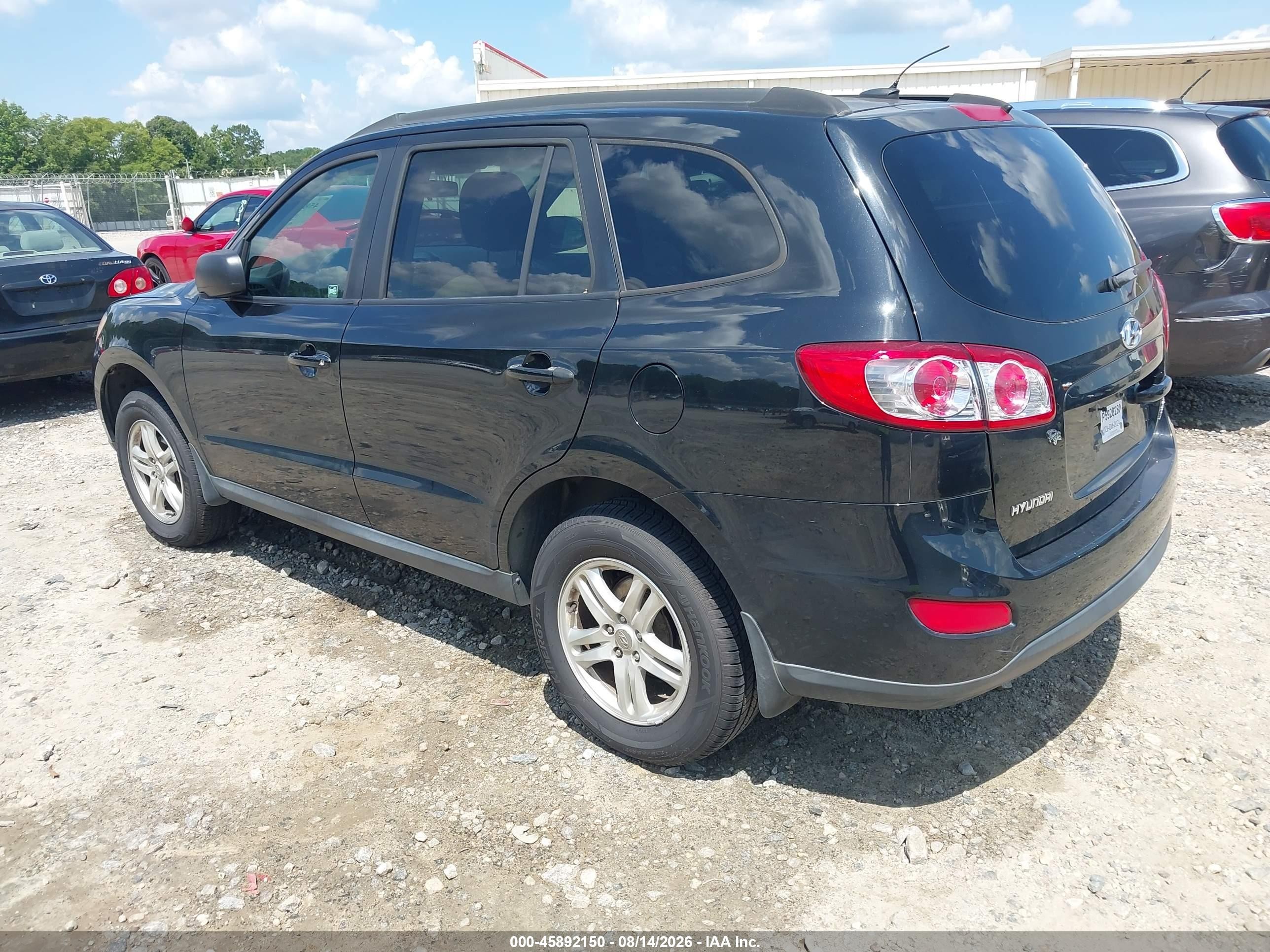 2011 Hyundai Santa Fe Gls Черный vin: 5XYZG3AB1BG078028