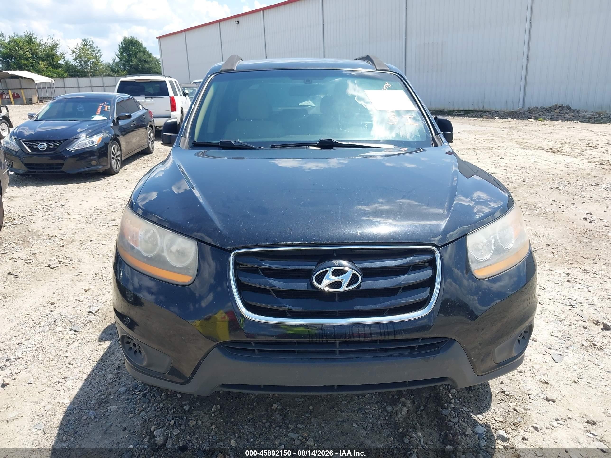 2011 Hyundai Santa Fe Gls Черный vin: 5XYZG3AB1BG078028