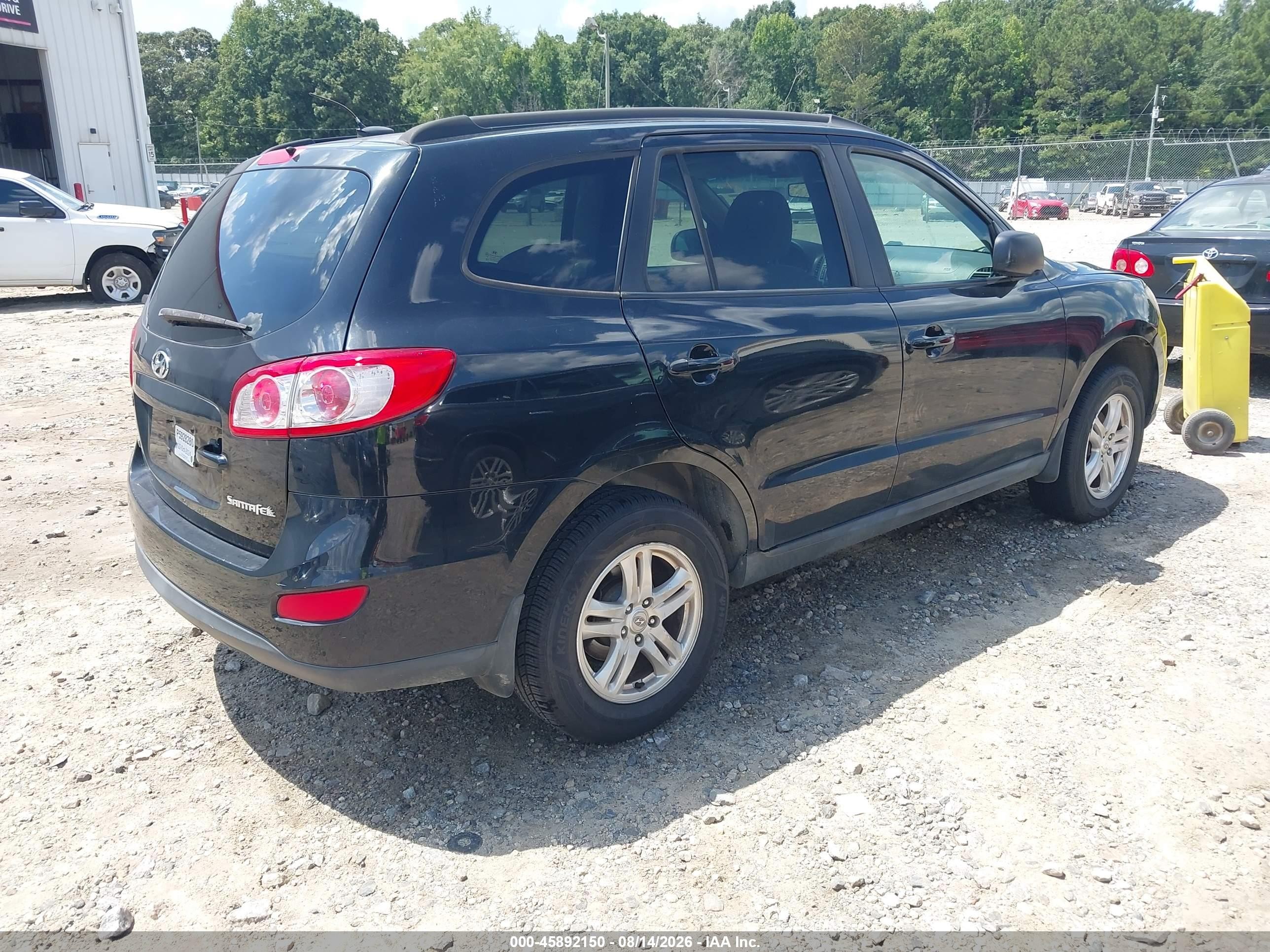 2011 Hyundai Santa Fe Gls Черный vin: 5XYZG3AB1BG078028